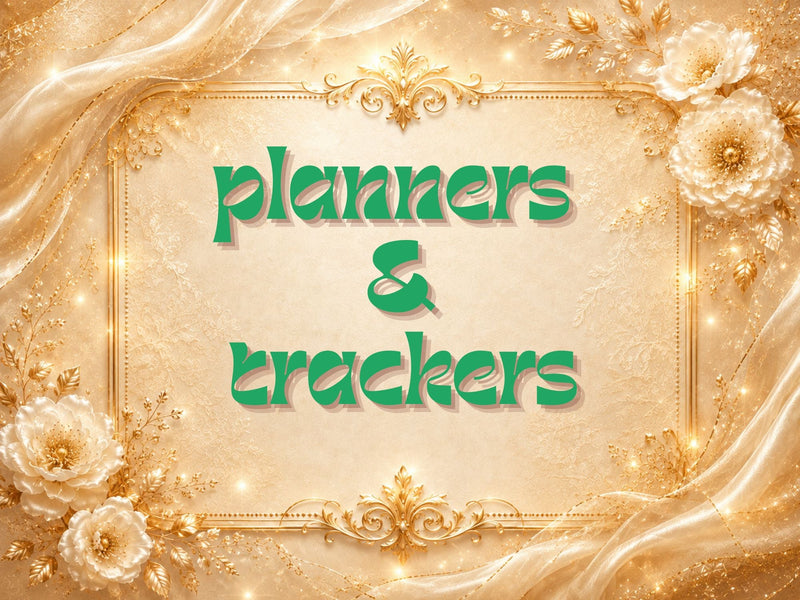 PLANNERS & TRACKERS -COM.
