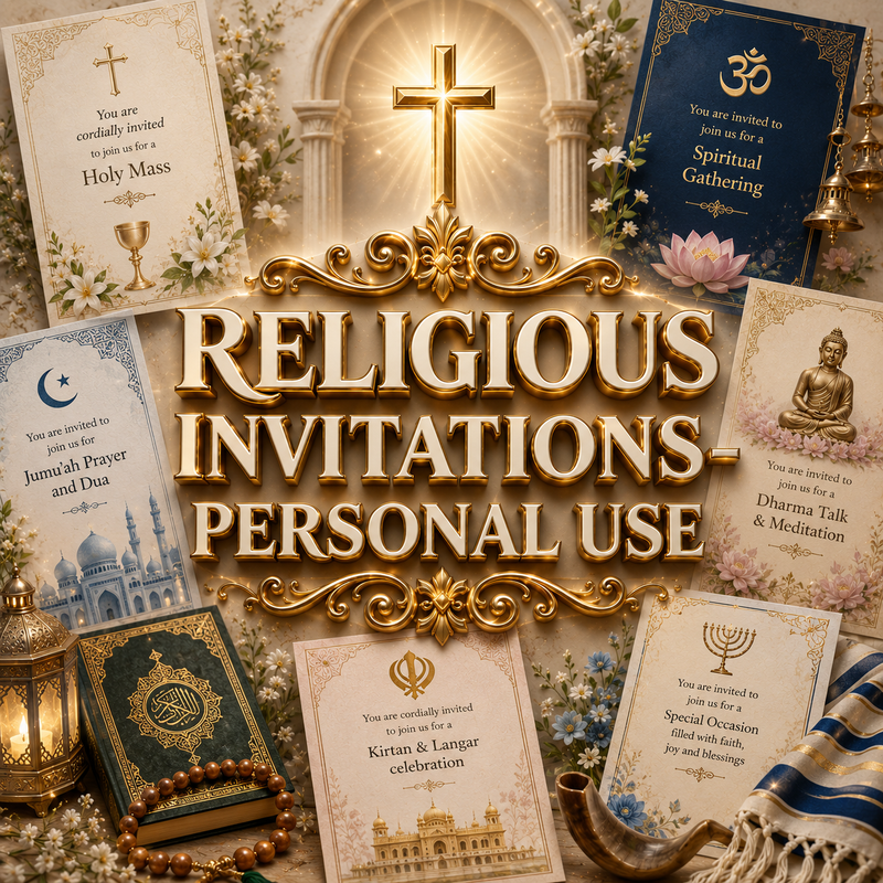 Religious Invitations