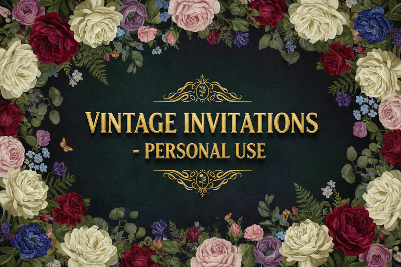 Vintage Invitations-personal