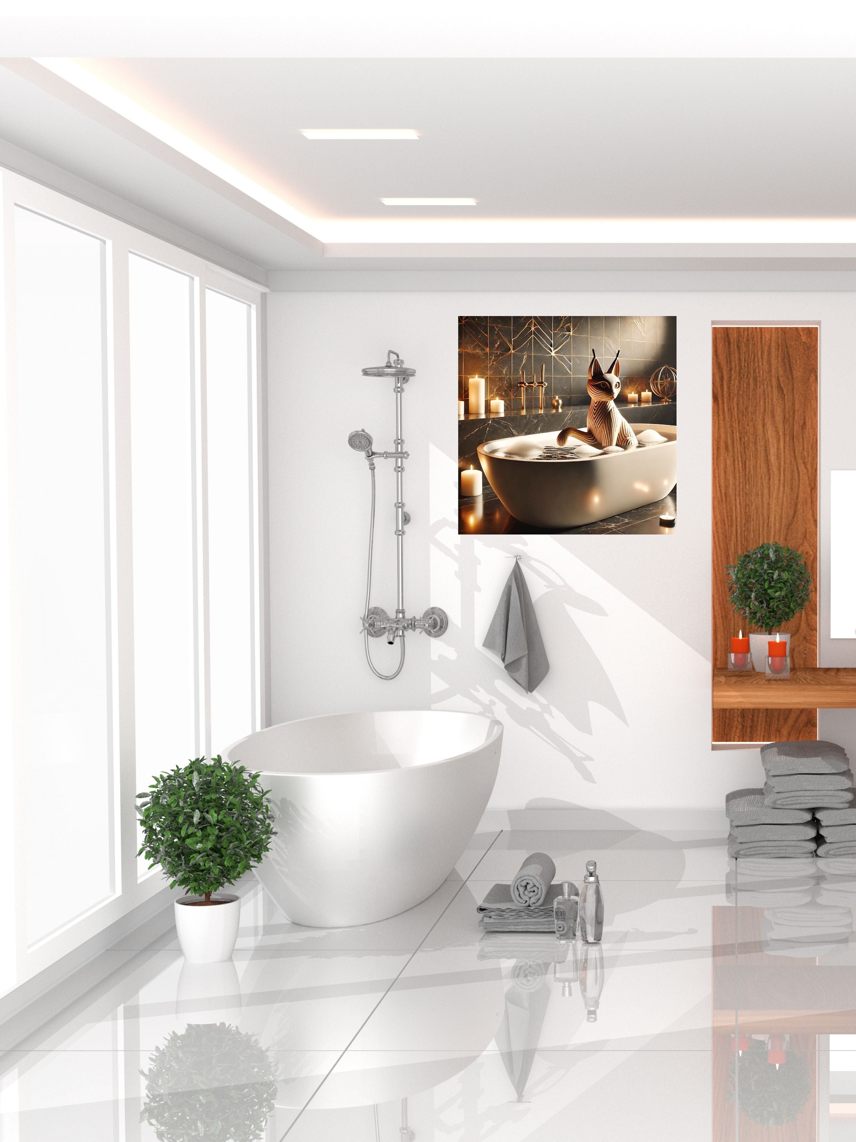 Bathroom Wall Art Printable Bundle | 11+ Sizes Included | Bathroom Wall Hanging Decor | Modern Bathroom Posters  | Instant Download|kwd50