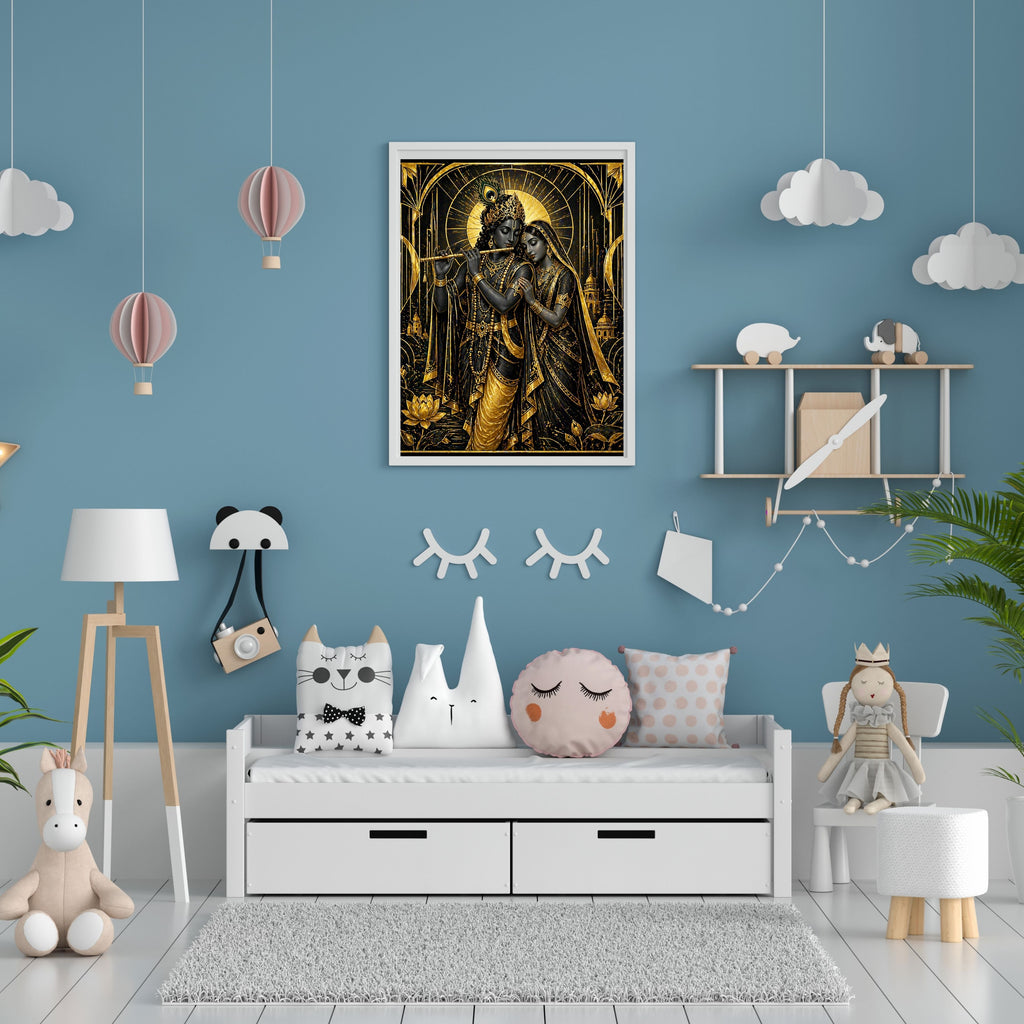 Lord Krishna Wall Art Printable, Krishna Digital Download, Hindu Wall Decor, Spiritual Home Decor, Pooja Room Art, Krishna Poster, Temple Artwork|sp60