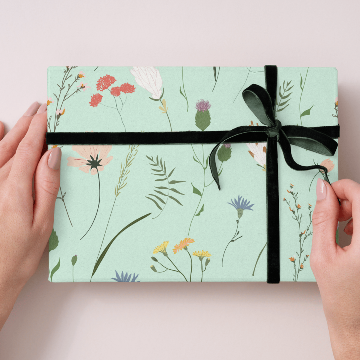 Silver Grey Botanical Wildflower Meadow Seamless Pattern Bundle 10 Colourways Commercial Use - Digital Paper POD Etsy Meadow Fabric Poppy Thistle Cornflower Botanical Wall Art Merchandise