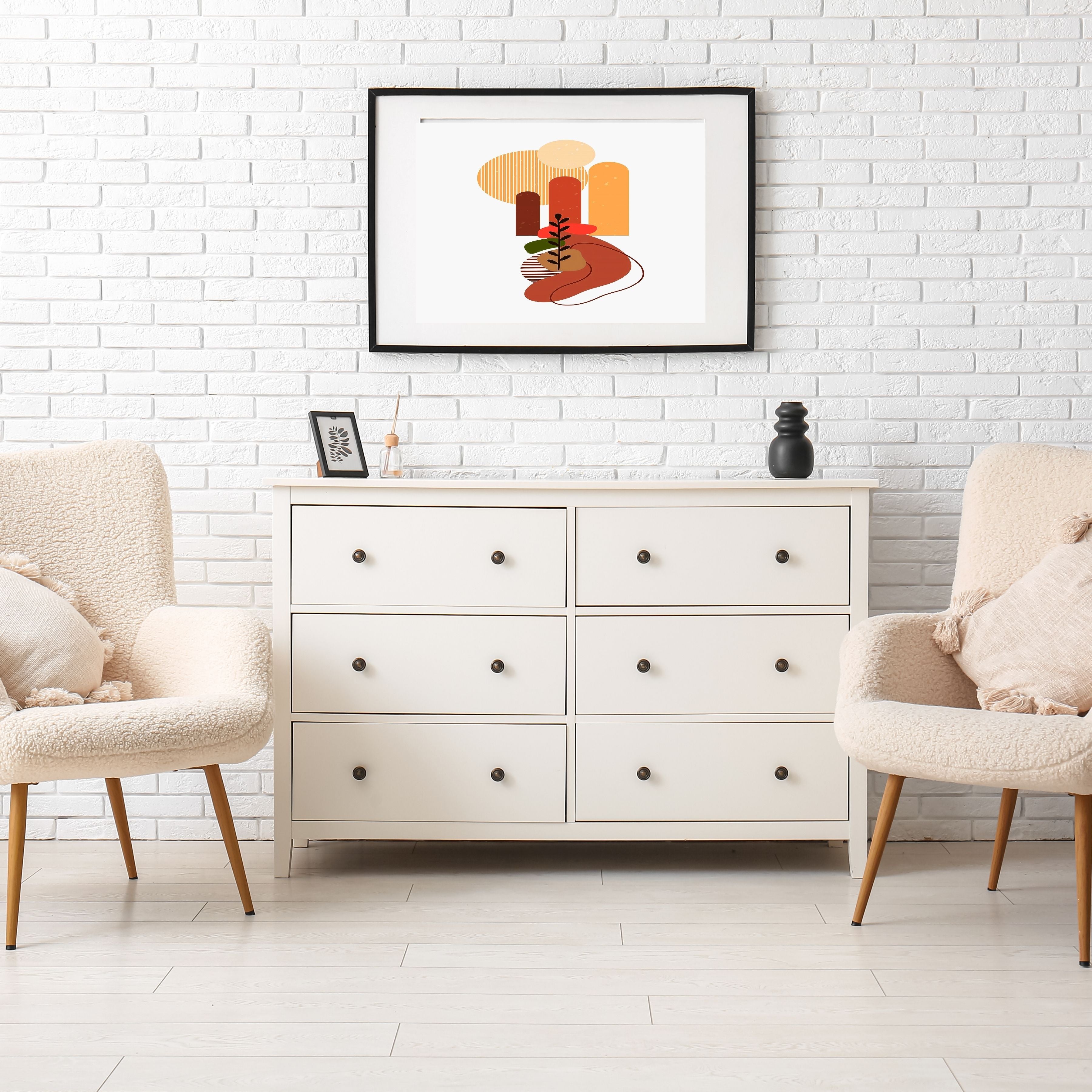 Modern boho Neutral Wall Art Printable | Luxury Minimalist Decor |modern boho wall decor| Printable Gallery Wall Set | Scandinavian Home Aesthetic|m53