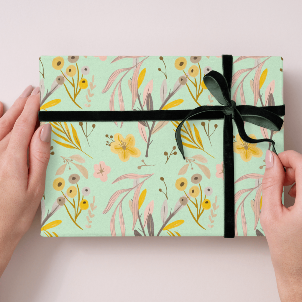 Sunshine Yellow Botanical Meadow Seamless Pattern Bundle 10 Colourways Commercial Use - Floral Digital Paper POD Etsy Modern Home Boho Stationery Scandi Meadow Fabric