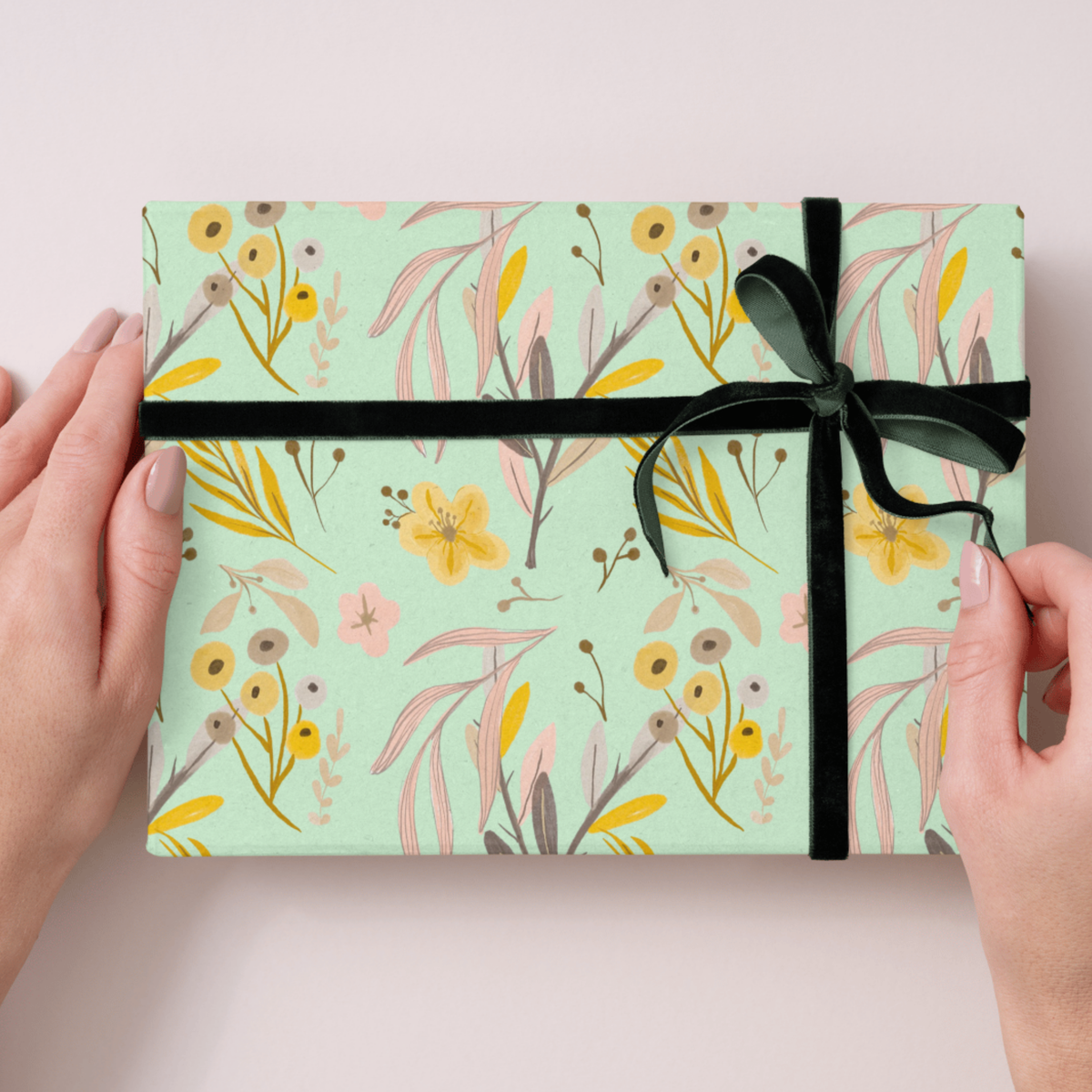 Sunshine Yellow Botanical Meadow Seamless Pattern Bundle 10 Colourways Commercial Use - Floral Digital Paper POD Etsy Modern Home Boho Stationery Scandi Meadow Fabric