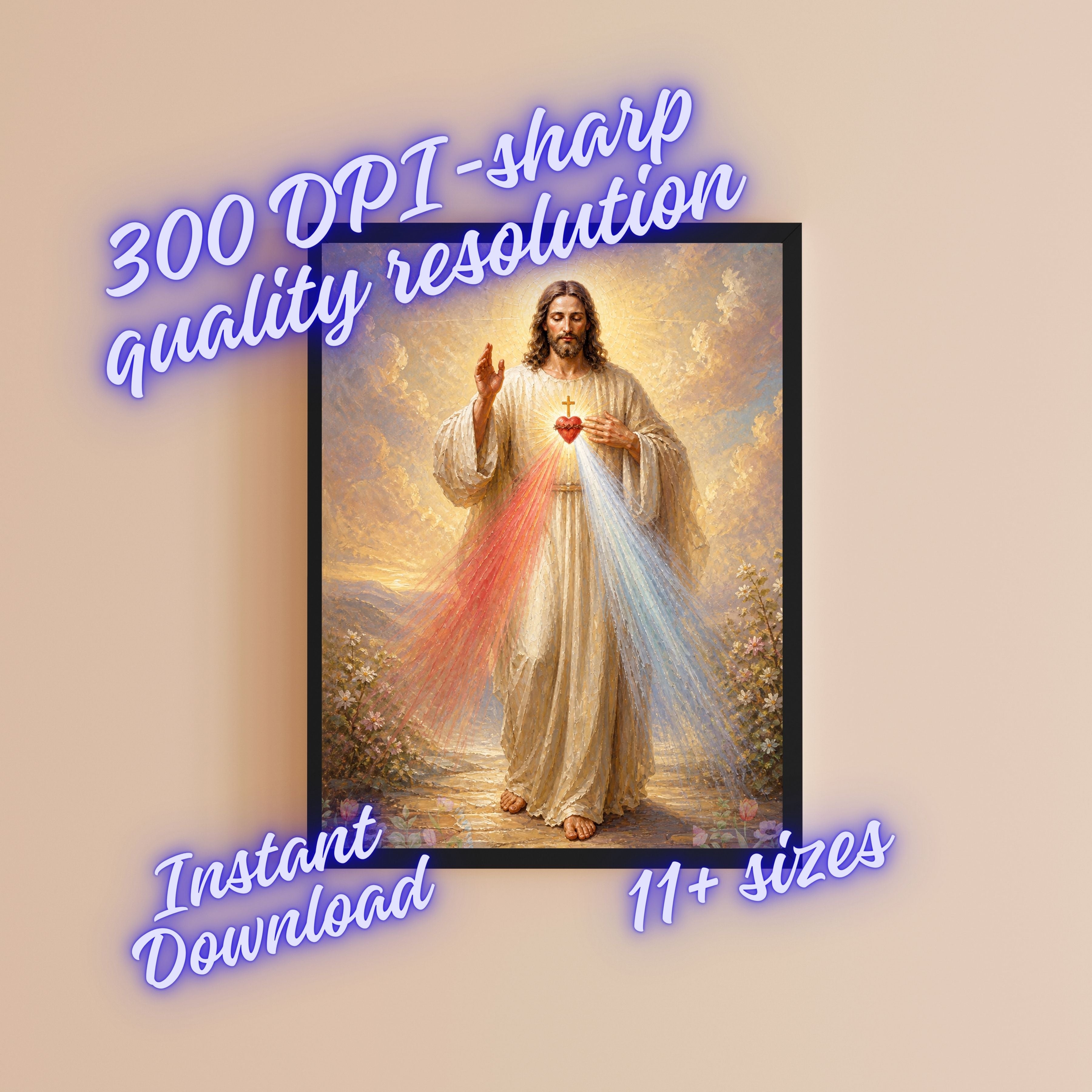 Jesus Wall Art Printable Set, Christian Nursery Decor, Bible Story Prints, Jesus with Children, Good Shepherd, Baptism, Faith Gift|sp44