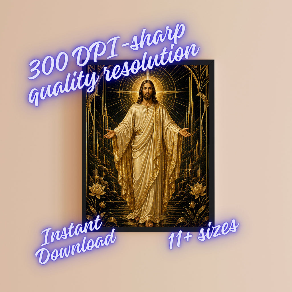 Commercial Use Jesus Wall Art Printable Set, Christian Nursery Decor Bundle, Bible Story Illustrations, Resell License Included|sp38c