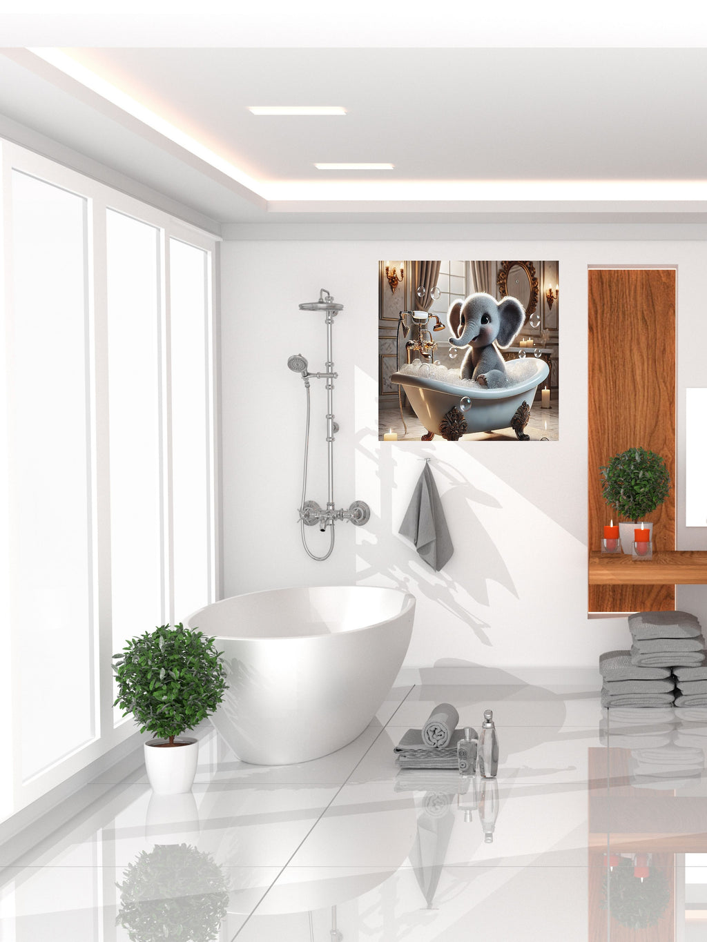 Bathroom Wall Art Printable Bundle | 11+ Sizes Included | Bathroom Wall Hanging Decor | Modern Bathroom Posters  | Instant Download|kwd43