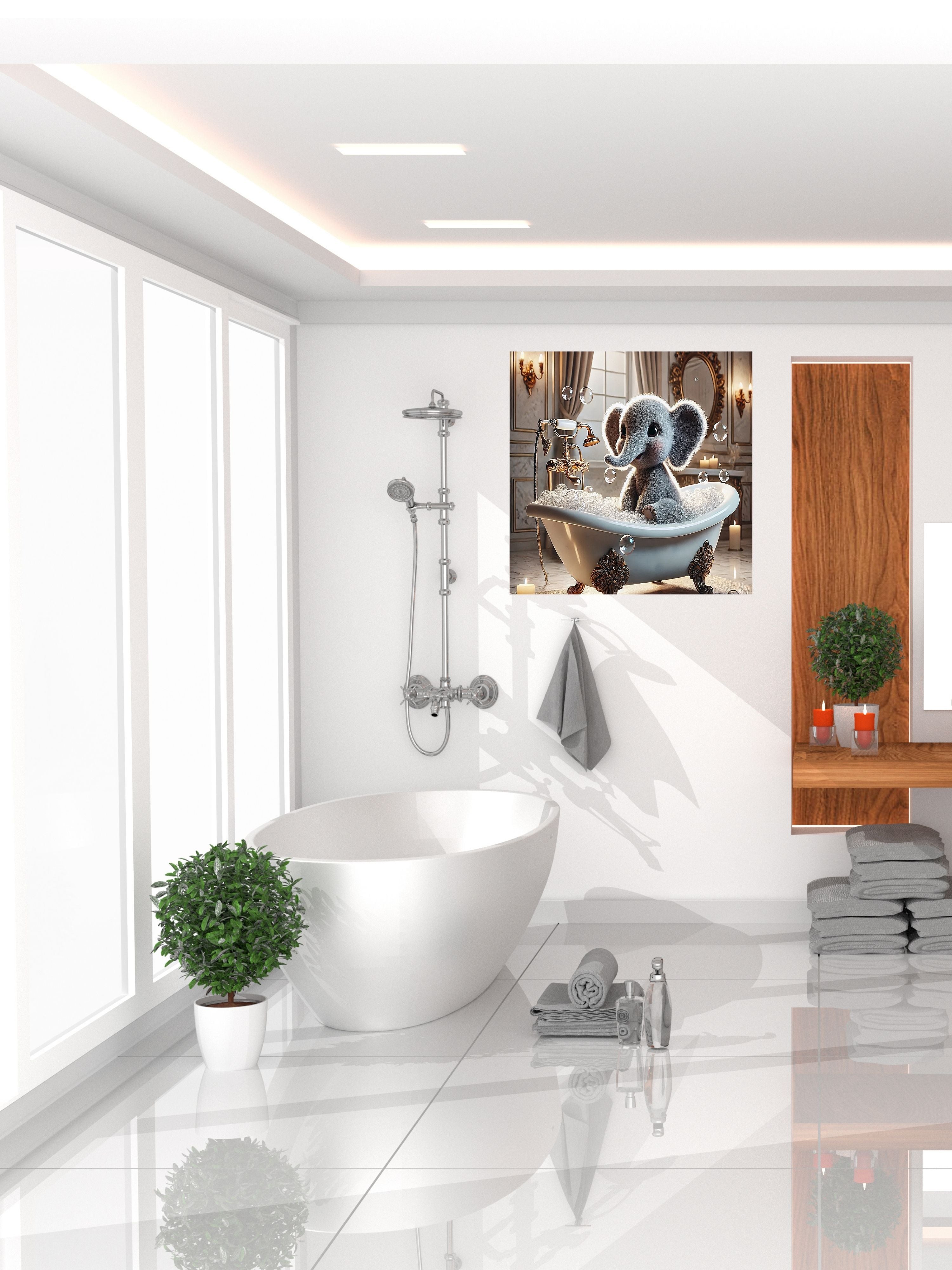 Bathroom Wall Art Printable Bundle | 11+ Sizes Included | Bathroom Wall Hanging Decor | Modern Bathroom Posters  | Instant Download|kwd43