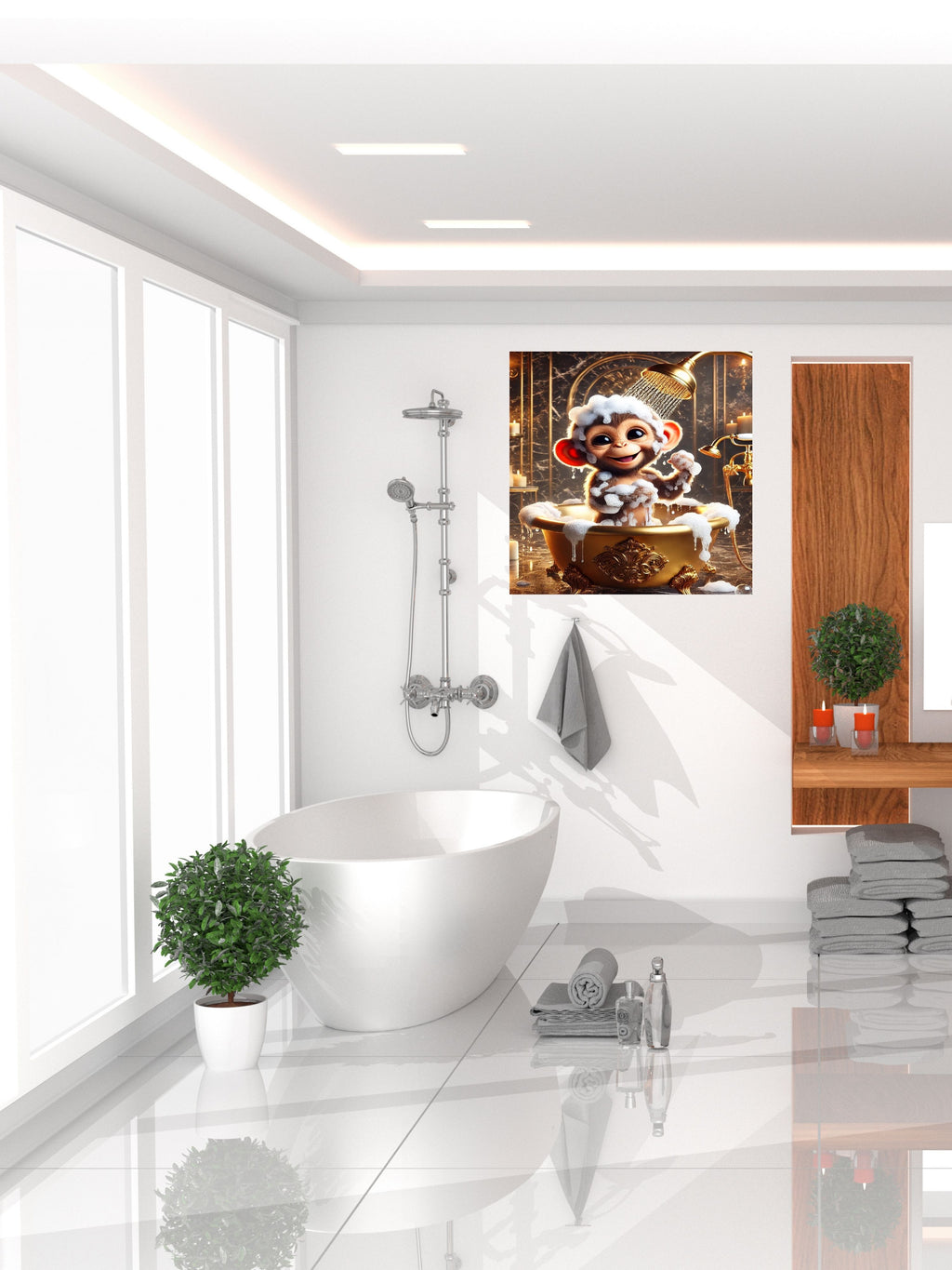 Bathroom Wall Art Printable Bundle | 11+ Sizes Included | Bathroom Wall Hanging Decor | Modern Bathroom Posters  | Instant Download|kwd48