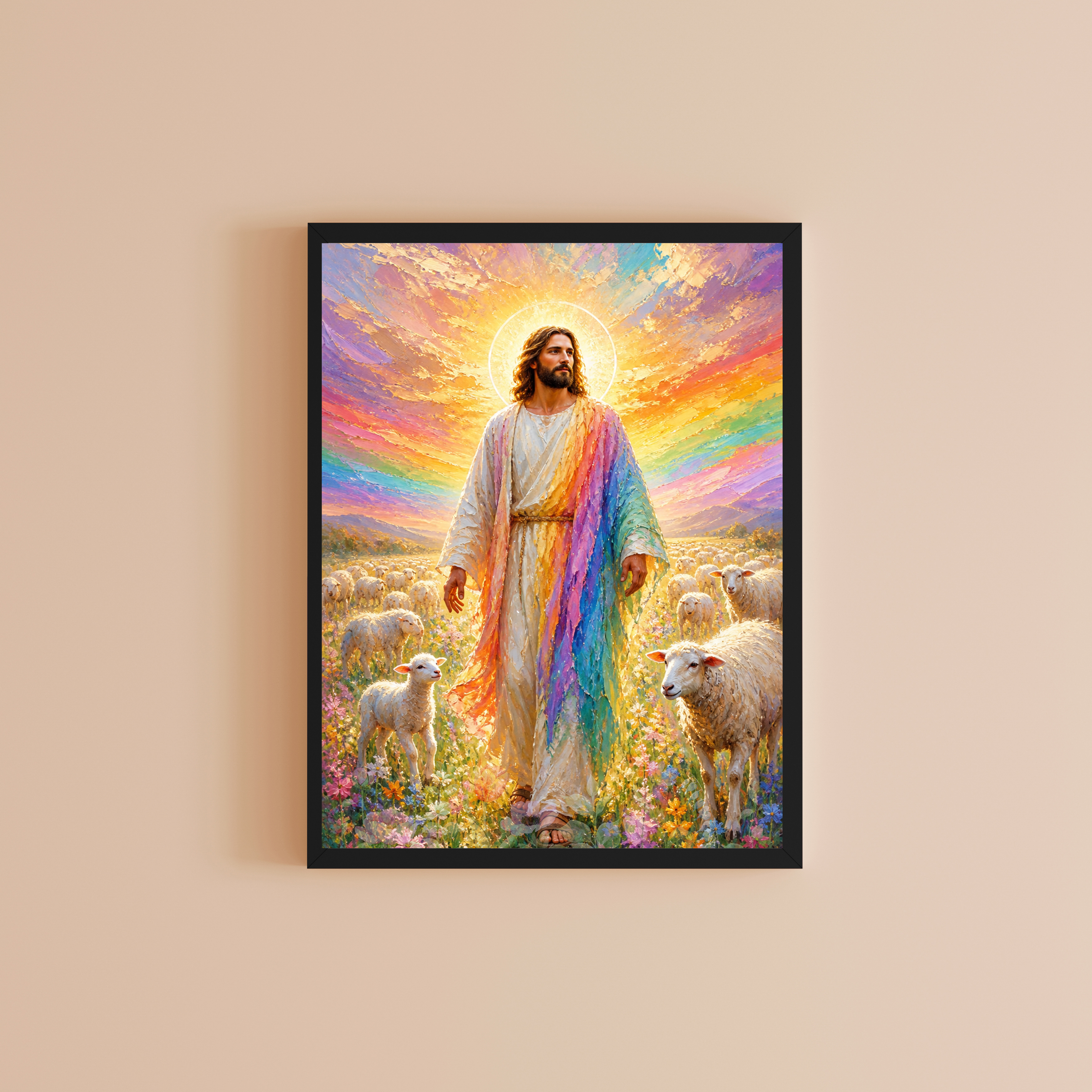 Commercial Use Jesus Wall Art Printable Set, Christian Nursery Decor Bundle, Bible Story Illustrations, Resell License Included|sp46c