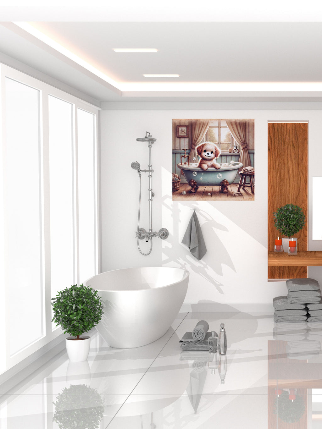 Bathroom Wall Art Printable Bundle | 11+ Sizes Included | Bathroom Wall Hanging Decor | Modern Bathroom Posters  | Instant Download|kwd52