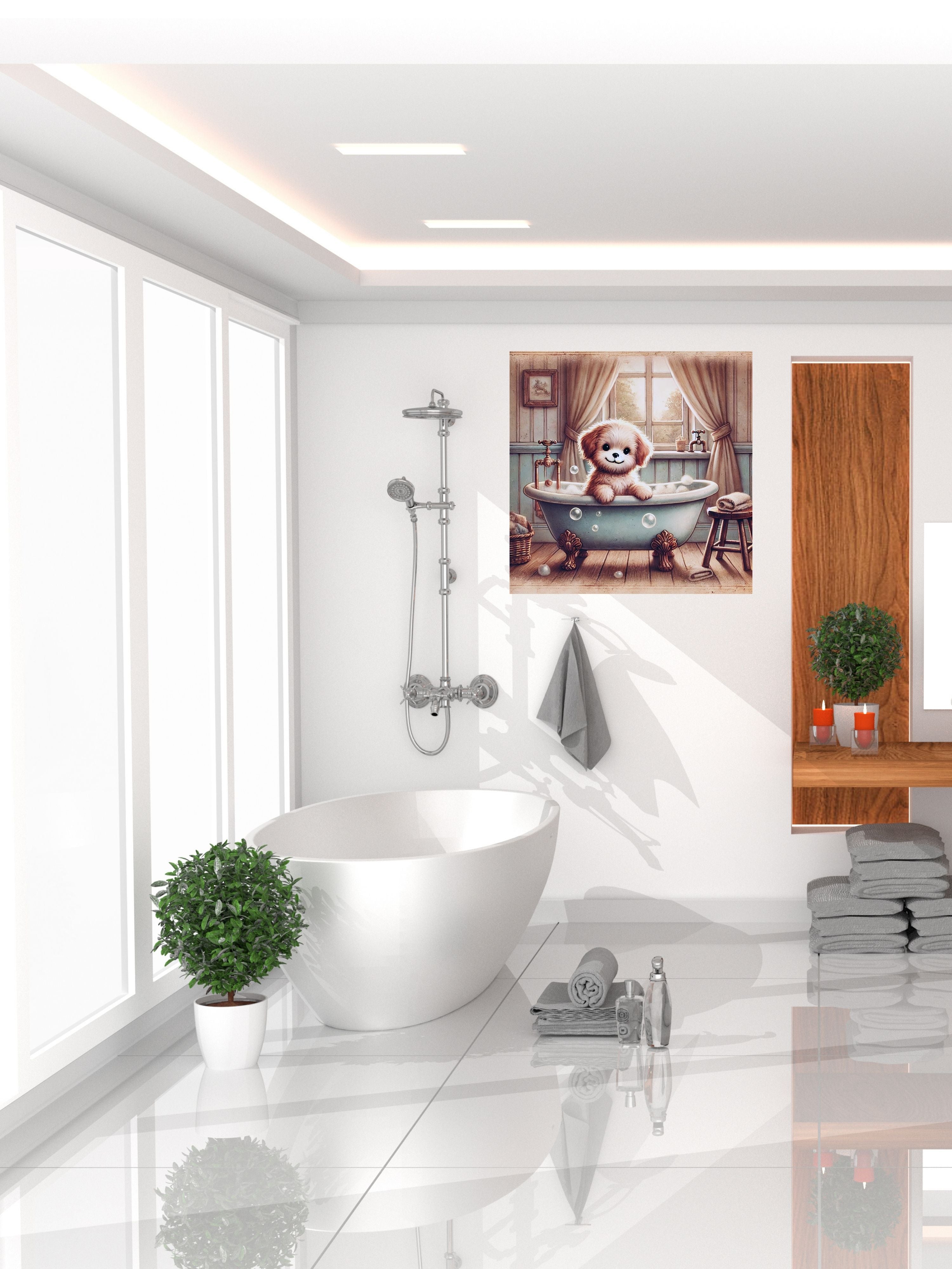 Bathroom Wall Art Printable Bundle | 11+ Sizes Included | Bathroom Wall Hanging Decor | Modern Bathroom Posters  | Instant Download|kwd52