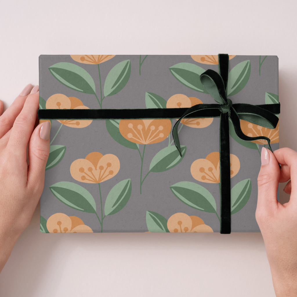 Boho Flat Floral Seamless Pattern Bundle 10 Colourways Commercial Use - Peach Poppy Botanical Digital Paper POD Etsy Boho Home Decor Floral Fabric Textile Design