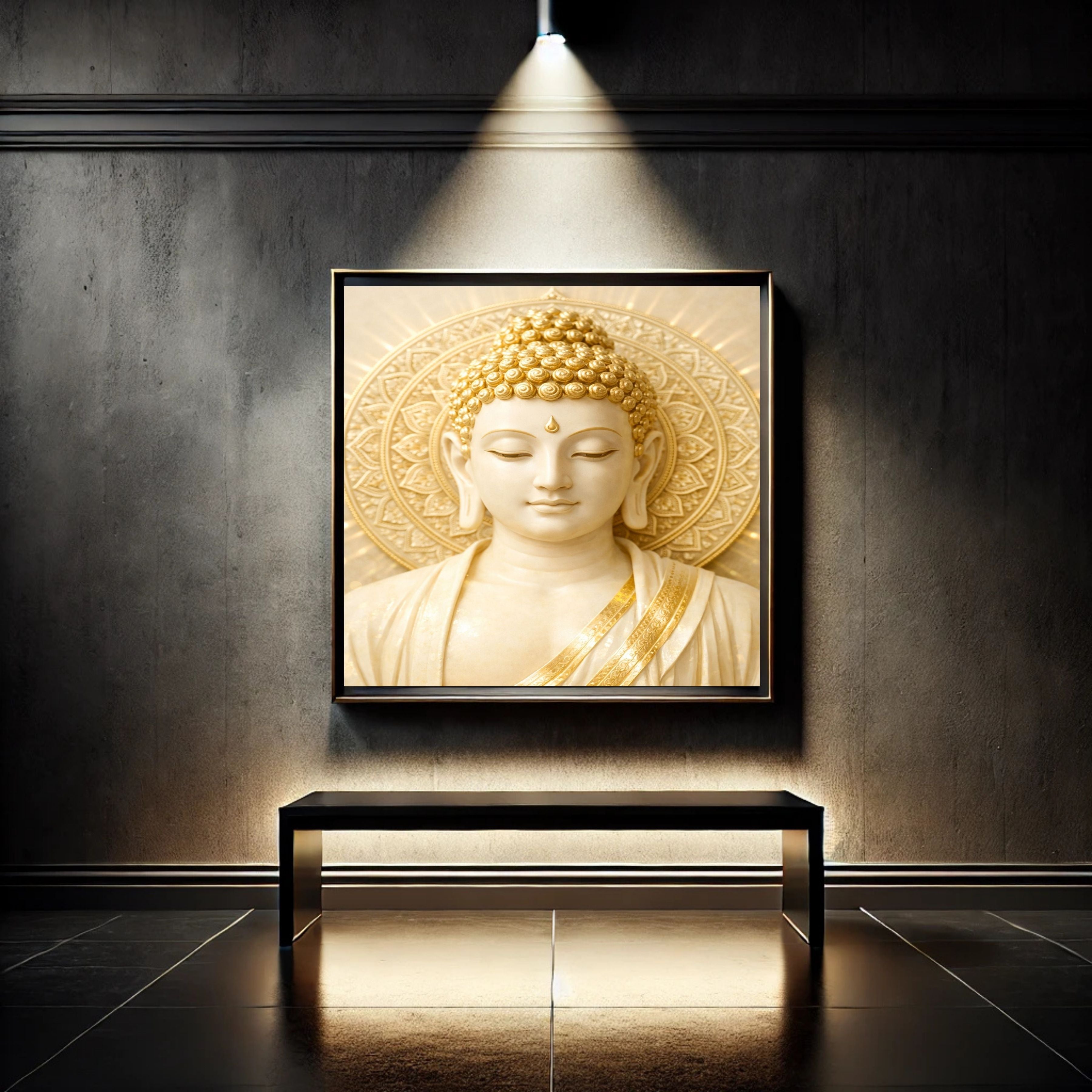 Commercial Use Lord Buddha Wall Art Printable | Zen Meditation Decor | Buddhist Wall Hanging | Spiritual Home Decor | Mindfulness Artwork | Instant Download|sp88c