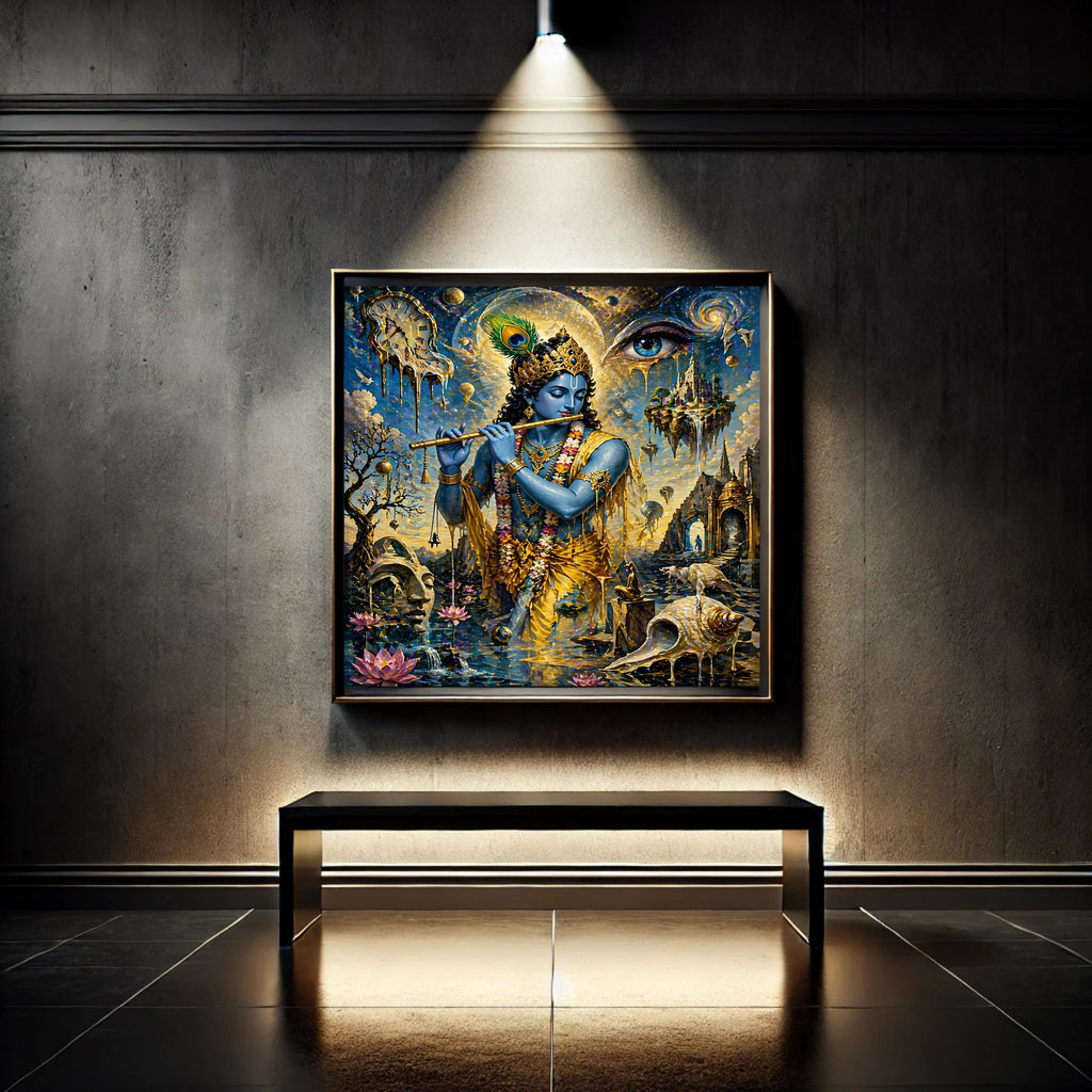 Commercial Use Lord Krishna Wall Art Bundle | Hindu Printable Decor | Commercial Use License Included | Spiritual Home Decor | Pooja Room Prints | Digital Download|sp65c