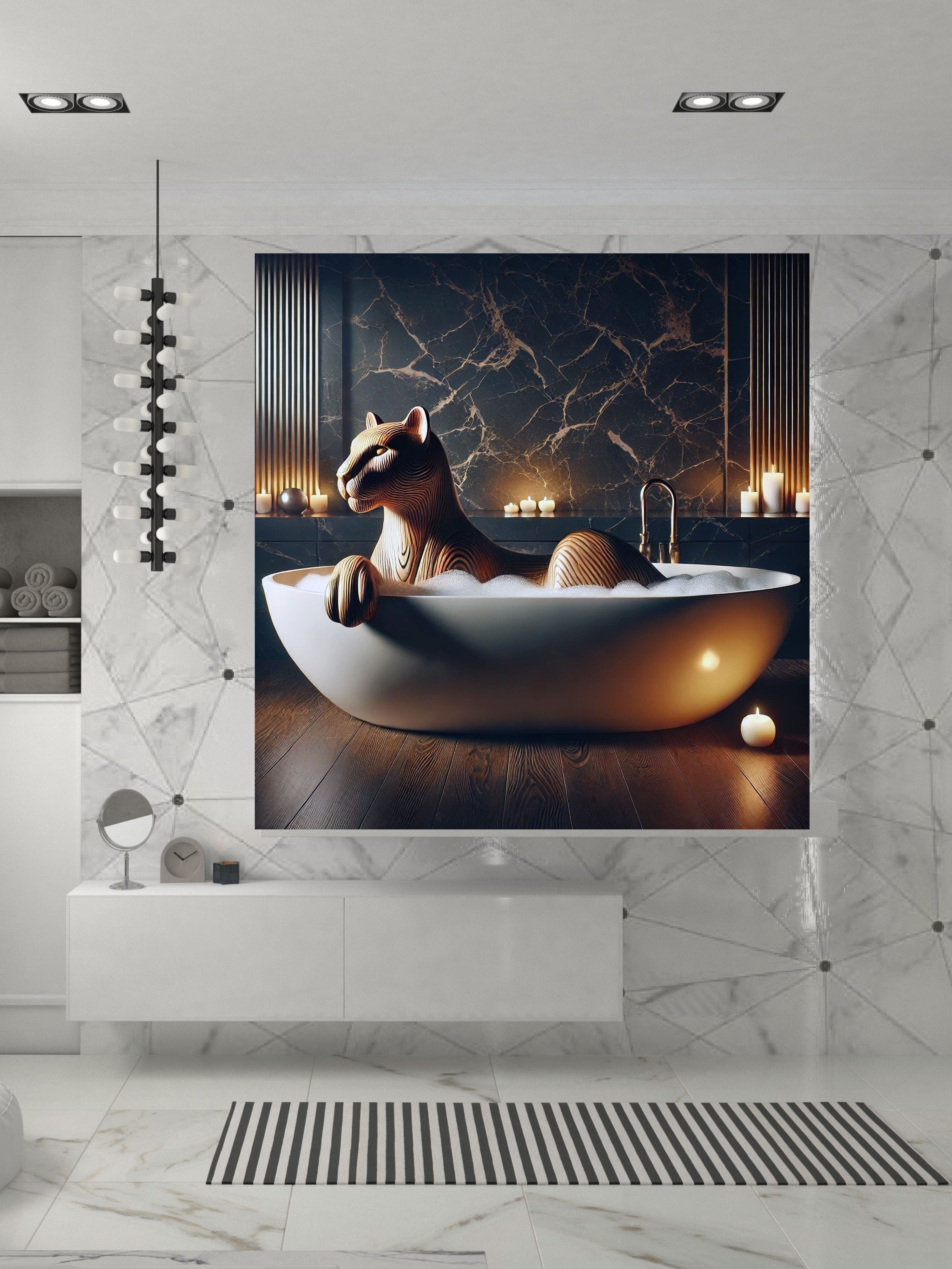 Bathroom Wall Art Printable Bundle | 11+ Sizes Included | Bathroom Wall Hanging Decor | Modern Bathroom Posters  | Instant Download|kwd54