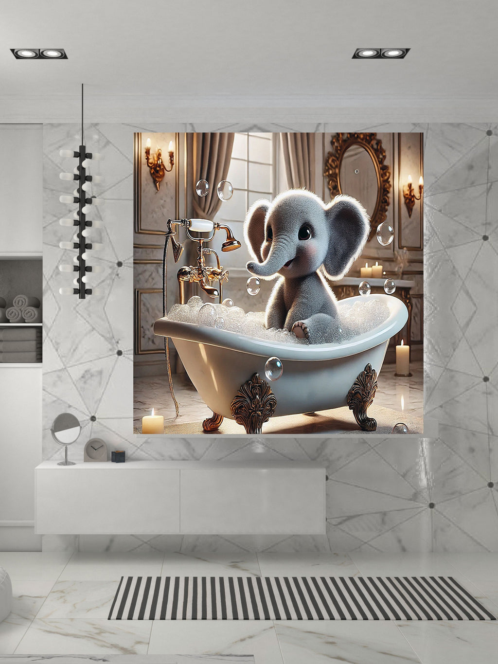 Commercial use Bathroom Wall Art Printable Bundle (Commercial Use) | 11+ Sizes Included | Bathroom Wall Hanging Decor | Modern Bathroom Posters | Commercial License Included | Instant Download|kwd43c
