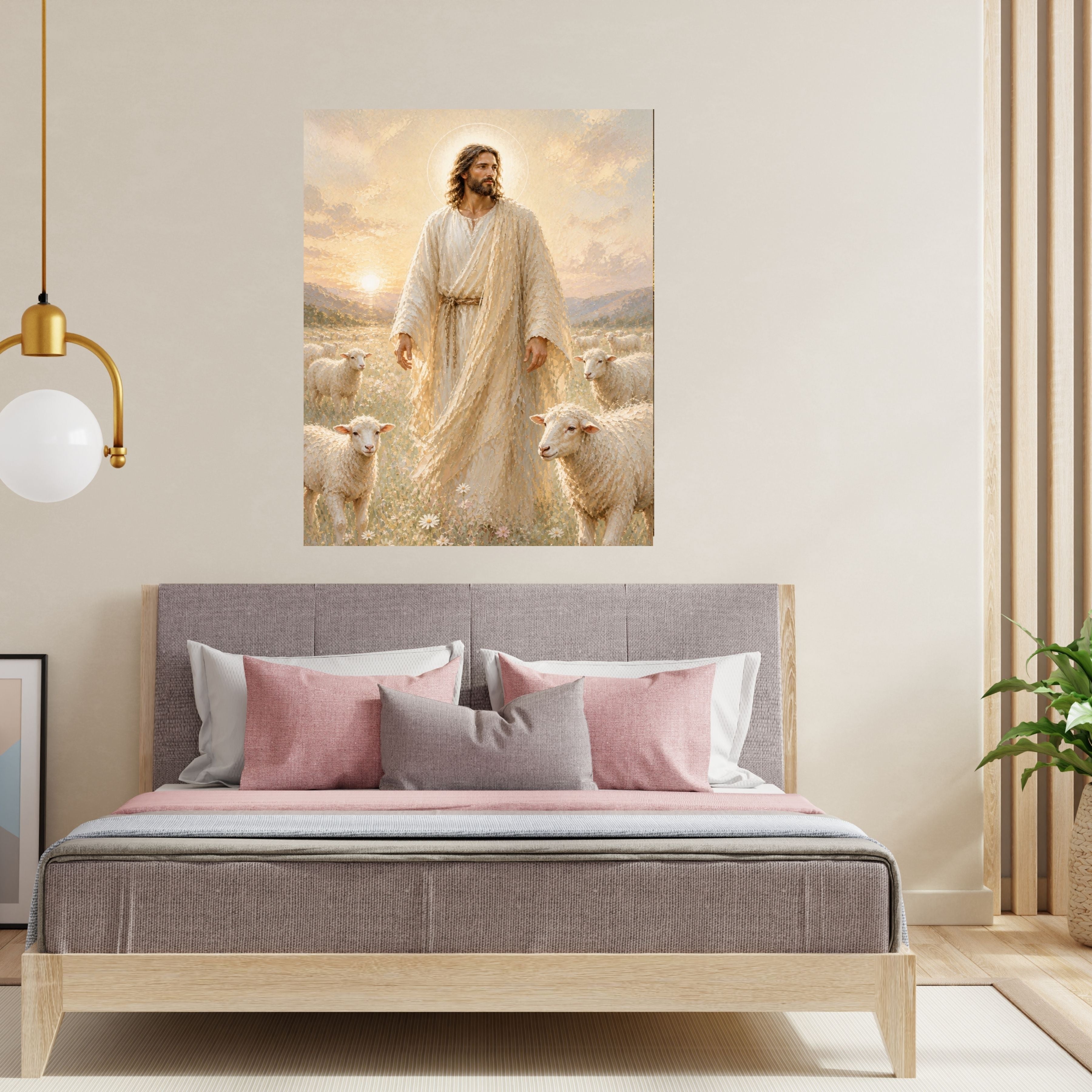 Commercial Use Jesus Wall Art Printable Set, Christian Nursery Decor Bundle, Bible Story Illustrations, Resell License Included|sp45c
