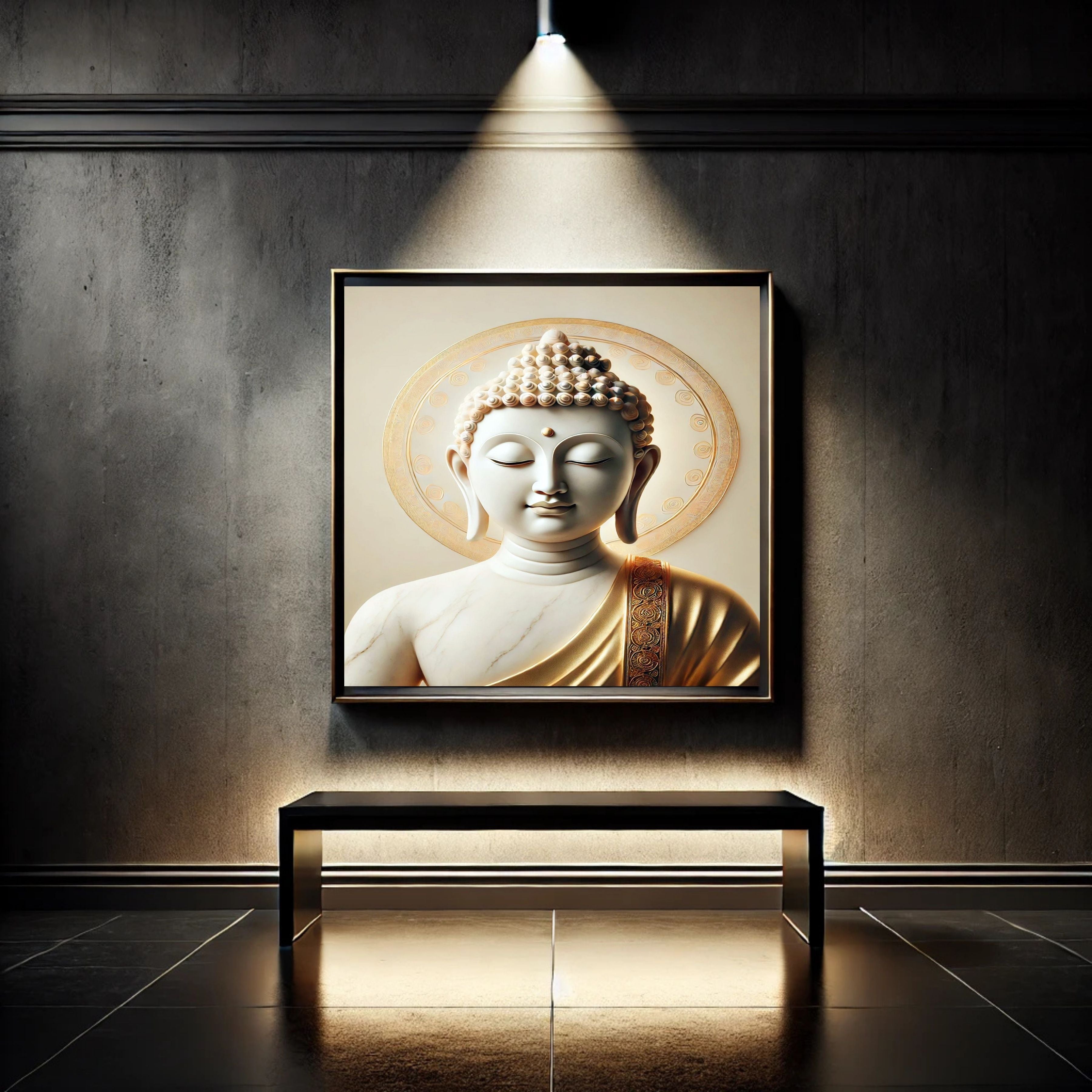 Lord Buddha Printable Wall Art, Zen Buddha Poster, Meditation Room Decor, Buddhist Wall Hanging, Spiritual Digital Download, Peaceful Home Decor|sp90