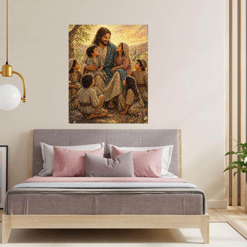 Jesus Wall Art Printable Set, Christian Nursery Decor, Bible Story Prints, Jesus with Children, Good Shepherd, Baptism, Faith Gift|sp18