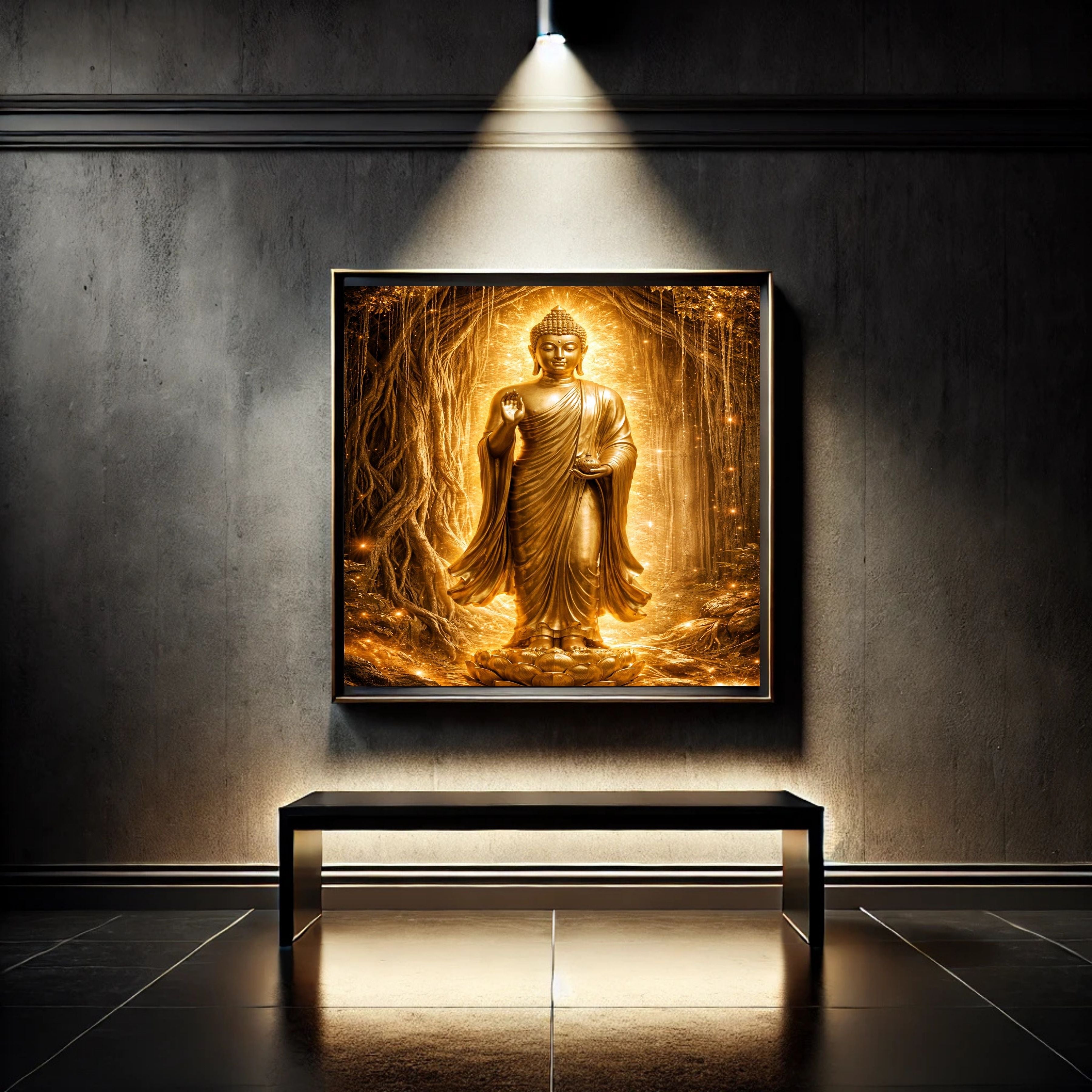 Commercial Use Lord Buddha Wall Art Printable | Zen Meditation Decor | Buddhist Wall Hanging | Spiritual Home Decor | Mindfulness Artwork | Instant Download|sp79c