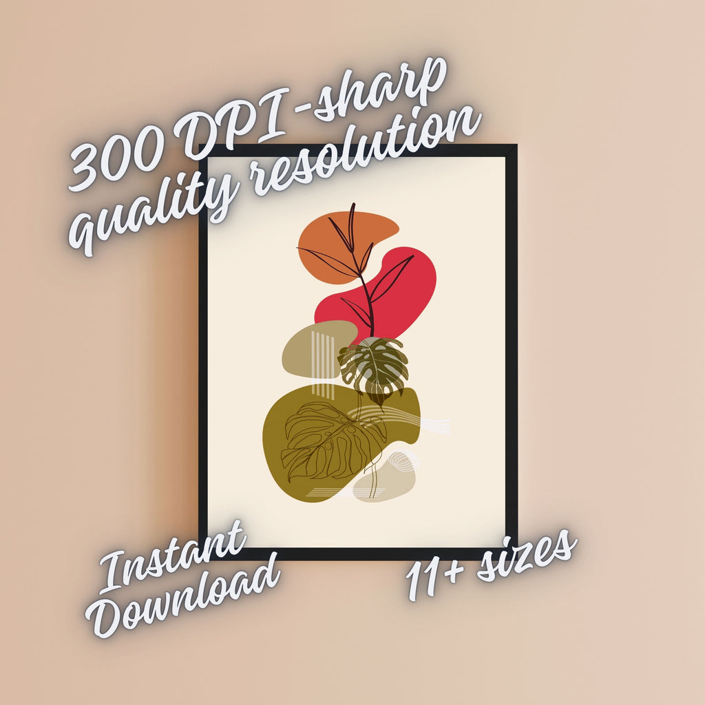 Modern Neutral Wall Art Printable | Luxury Minimalist Decor |modern wall decor| Printable Gallery Wall Set | Scandinavian Home Aesthetic|m45