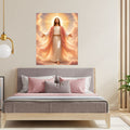 Jesus Arms Wide Open Printable Commercial Use | Redeemer Welcome Embrace Peach Mantle Resell License | POD Mandala Halo Amber Glory Christ Etsy Bundle