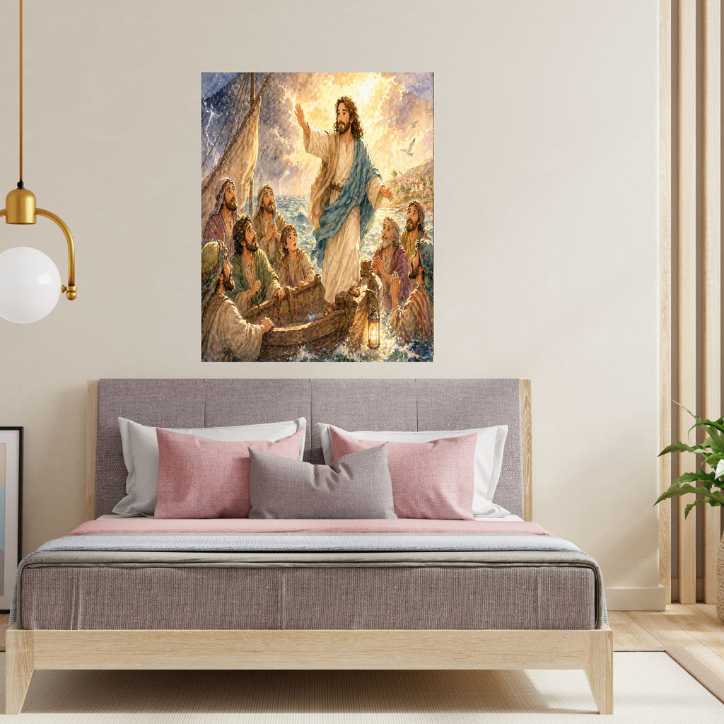 Jesus Wall Art Printable Set, Christian Nursery Decor, Bible Story Prints, Jesus with Children, Good Shepherd, Baptism, Faith Gift|sp12