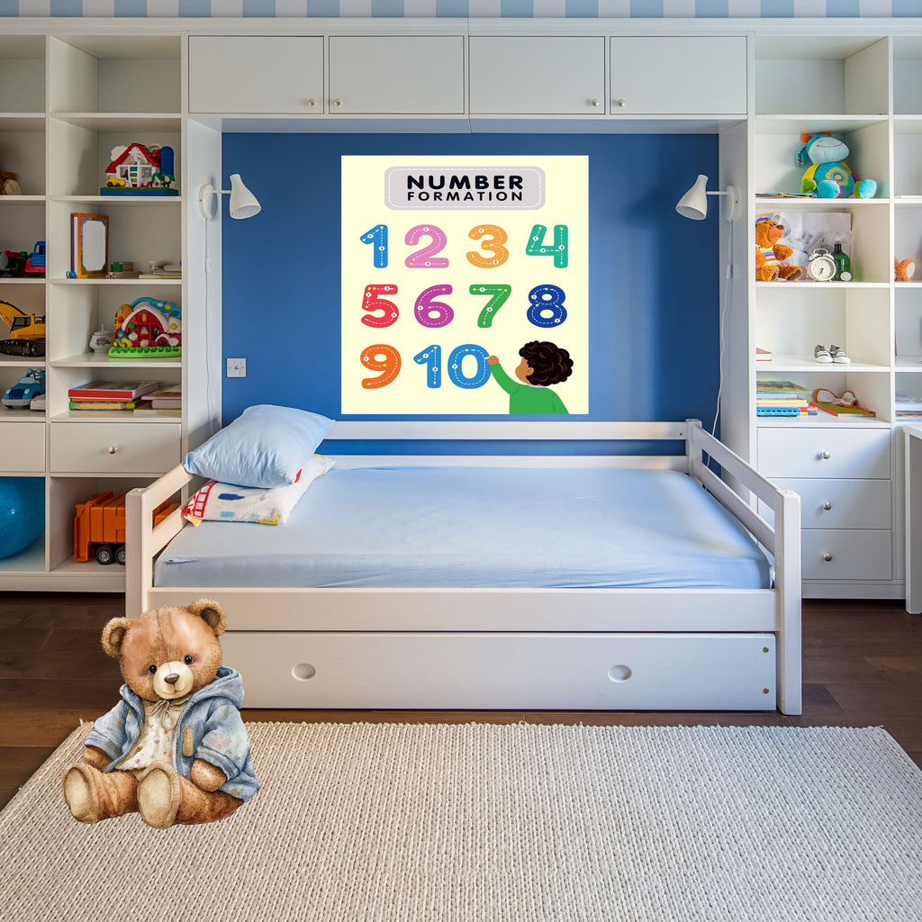 Number Wall Art for Kids 11+ sizes, Counting Poster Printable, Educational Nursery Decor, Preschool Learning Print, Math Wall Art, Digital Download|ke2-9