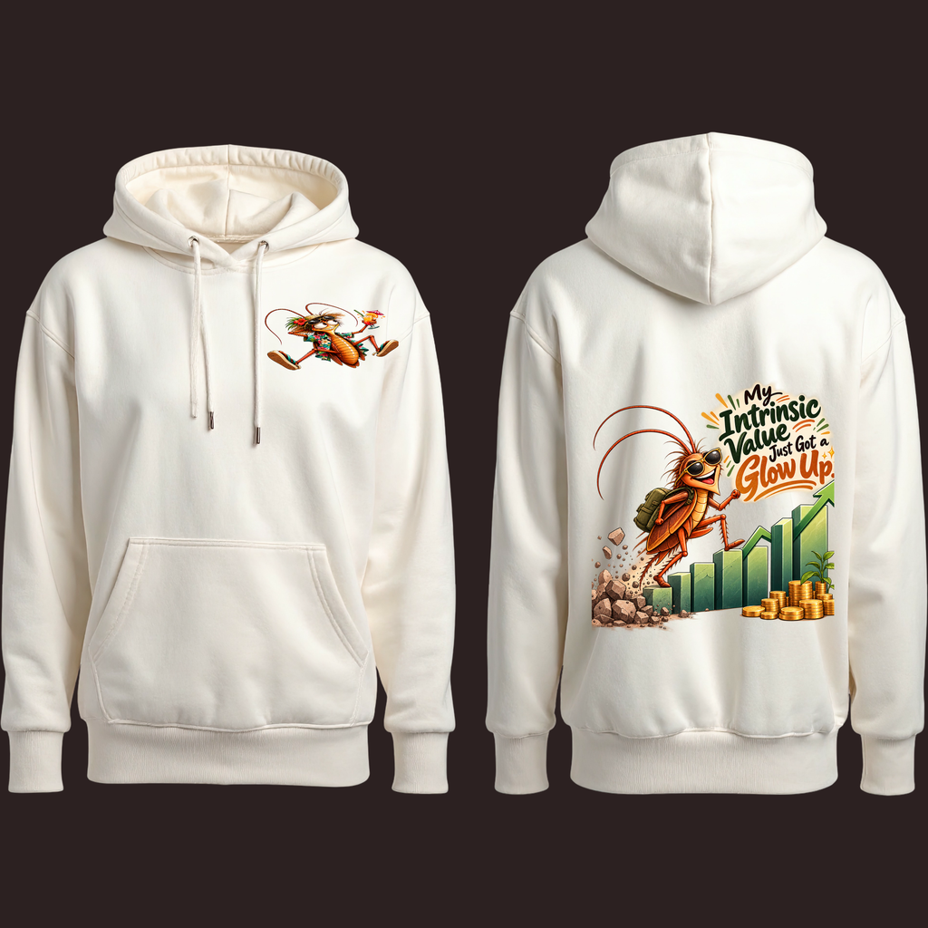 My Intrinsic Value Just Got a Glow Up Cockroach PNG | Growth Chart Roach Shirt Art, 6 Sizes, Personal Use