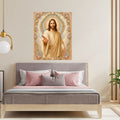 Jesus Reaching Out Hand Commercial Use Printable | Come to Me Invitation Portrait Baroque Gold Floral Frame Pink Roses Resell License | POD Etsy Welcome Faith Bundle