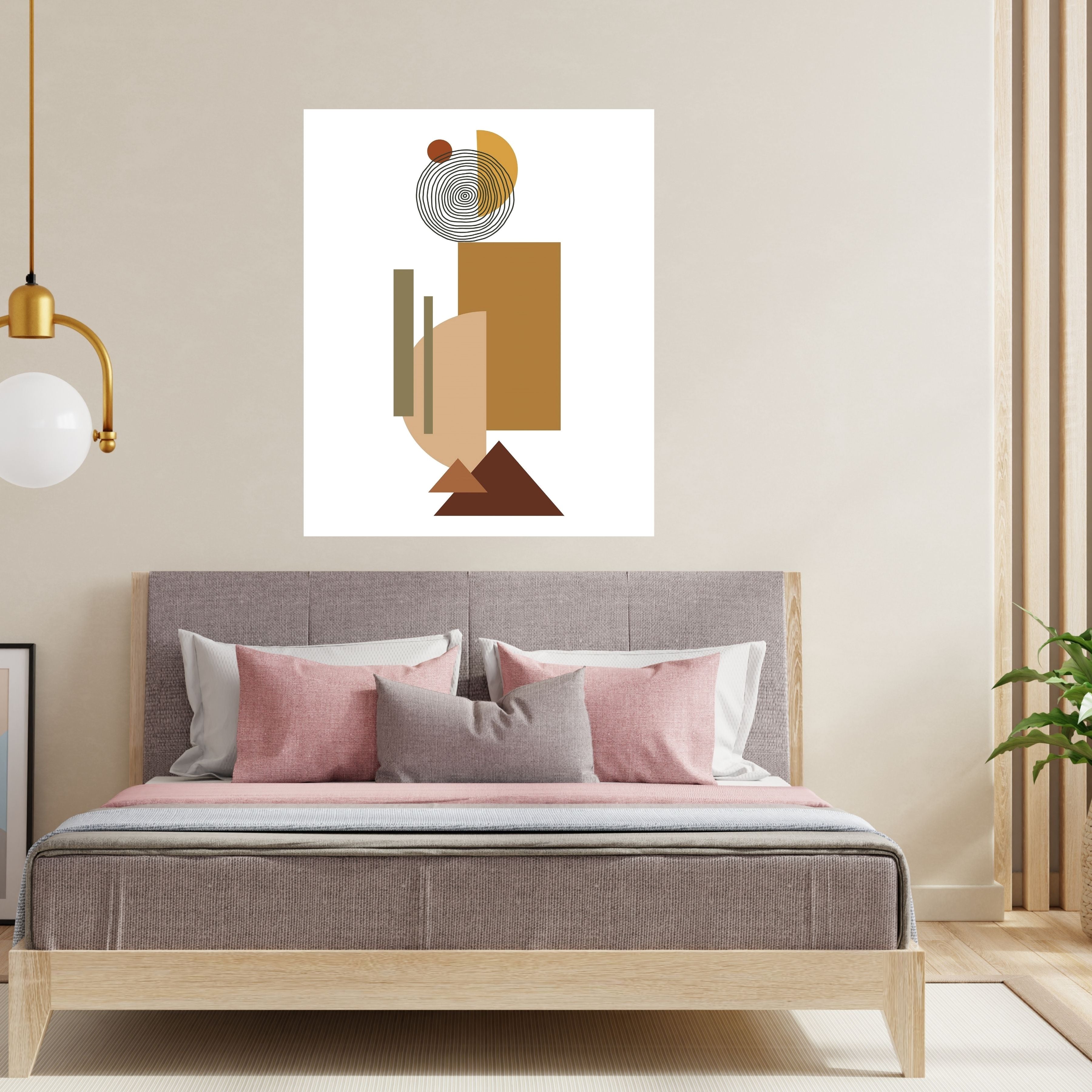 Commercial use Modern boho Wall Art Printable, Minimalist Wall Decor, Abstract modern Art Print, Neutral Aesthetic Wall Hanging, Living Room Bedroom Decor, Gallery Wall Art, Instant Download|m54c