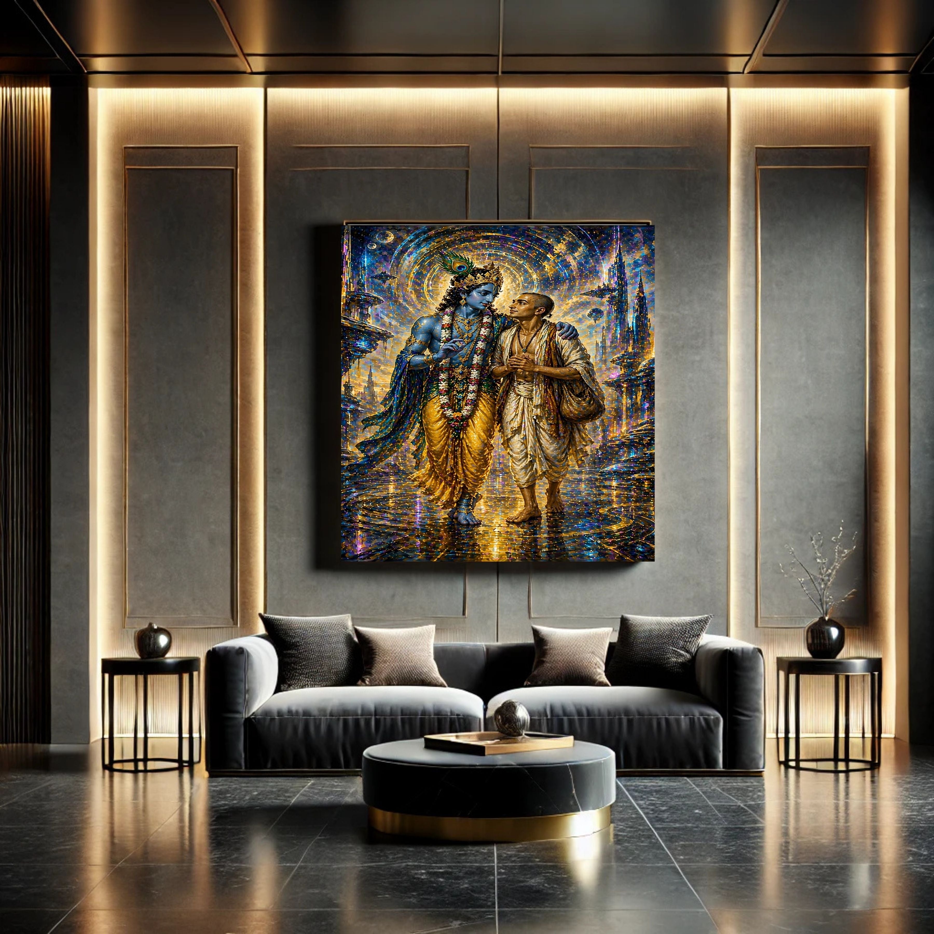 Commercial Use Lord Krishna Wall Art Bundle | Hindu Printable Decor | Commercial Use License Included | Spiritual Home Decor | Pooja Room Prints | Digital Download|sp70c