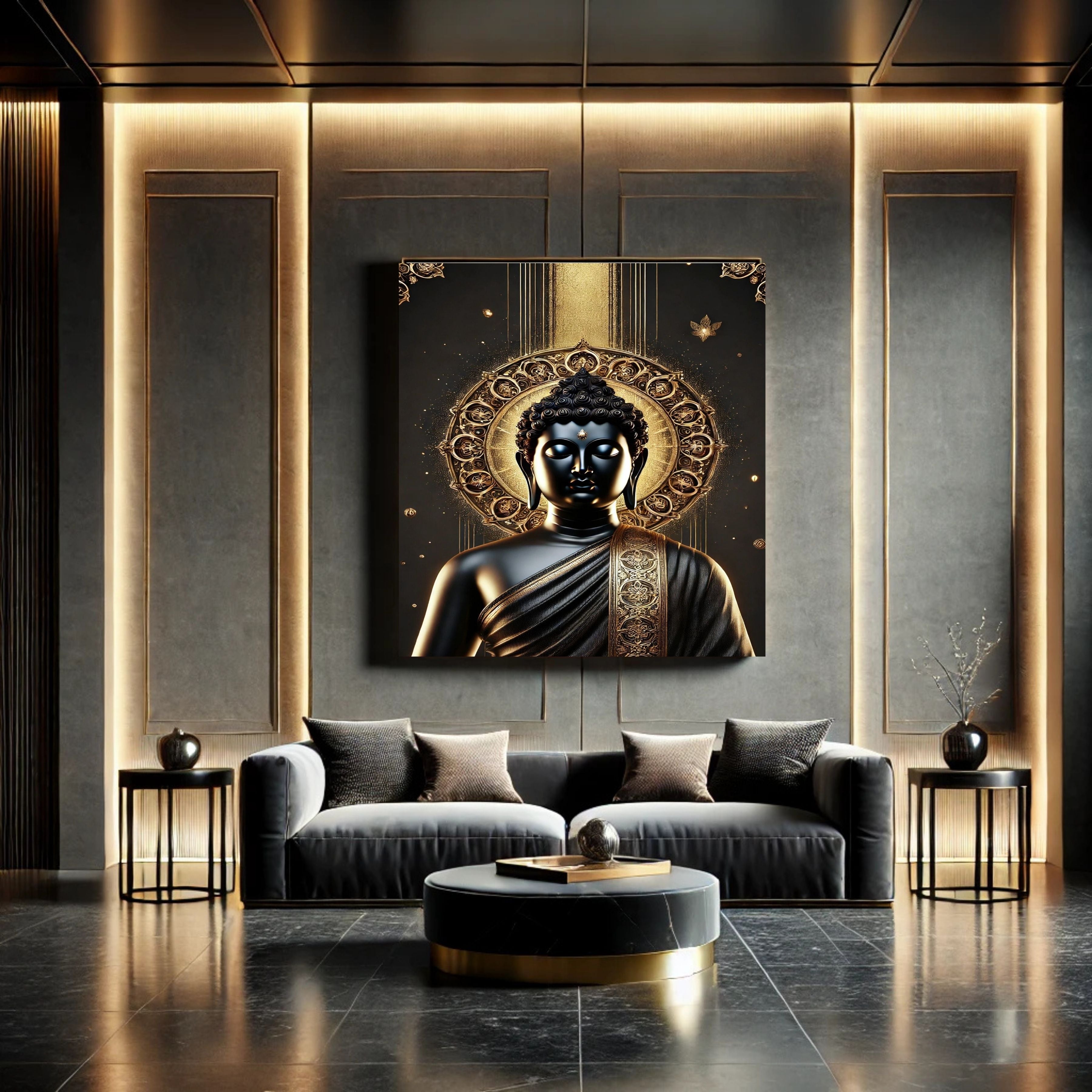 Lord Buddha Printable Wall Art, Zen Buddha Poster, Meditation Room Decor, Buddhist Wall Hanging, Spiritual Digital Download, Peaceful Home Decor|sp83