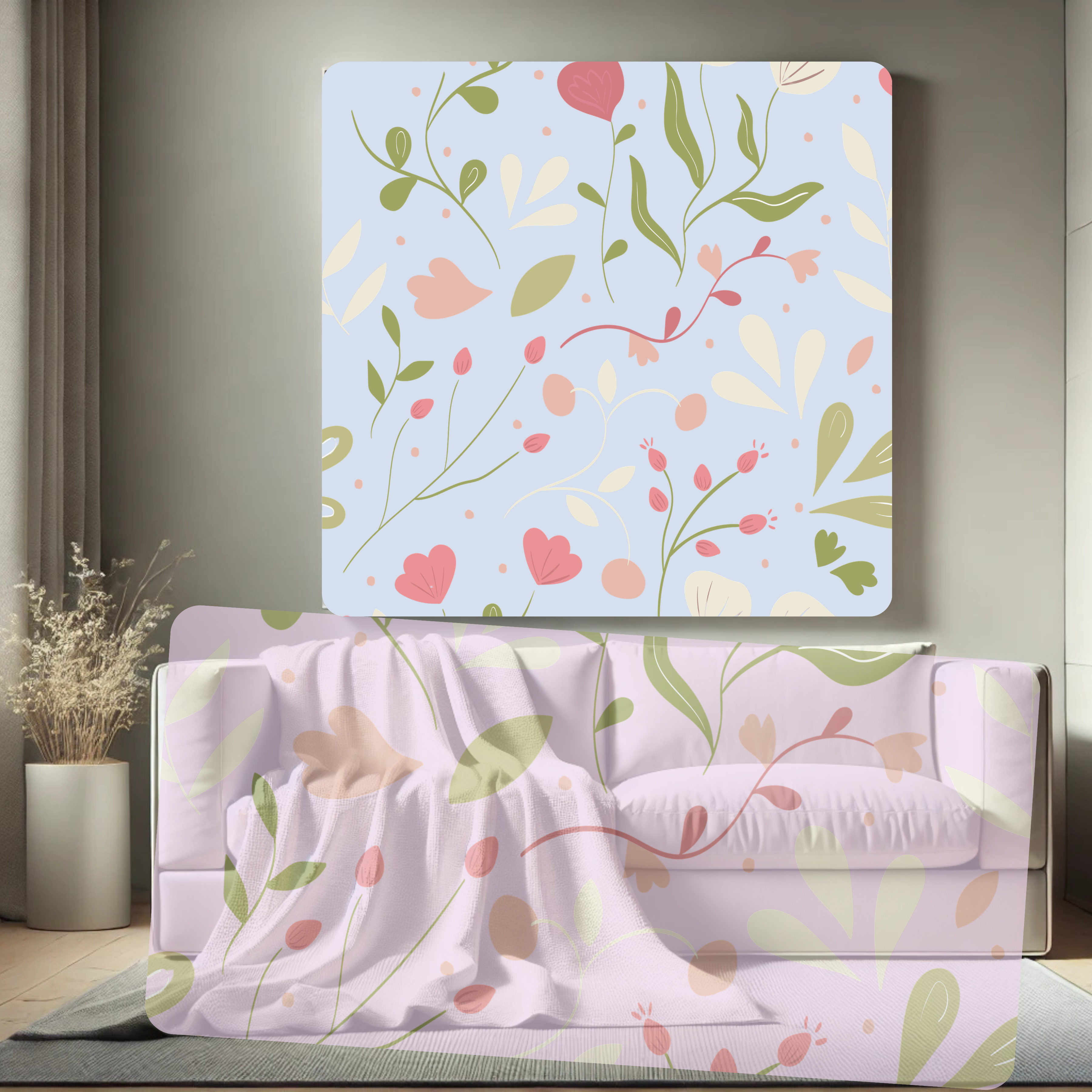 Commercial use Seamless Floral Pattern Bundle Botanical Digital Paper Pack, Flower Repeat Background, POD Design, Printable Fabric Pattern|141c