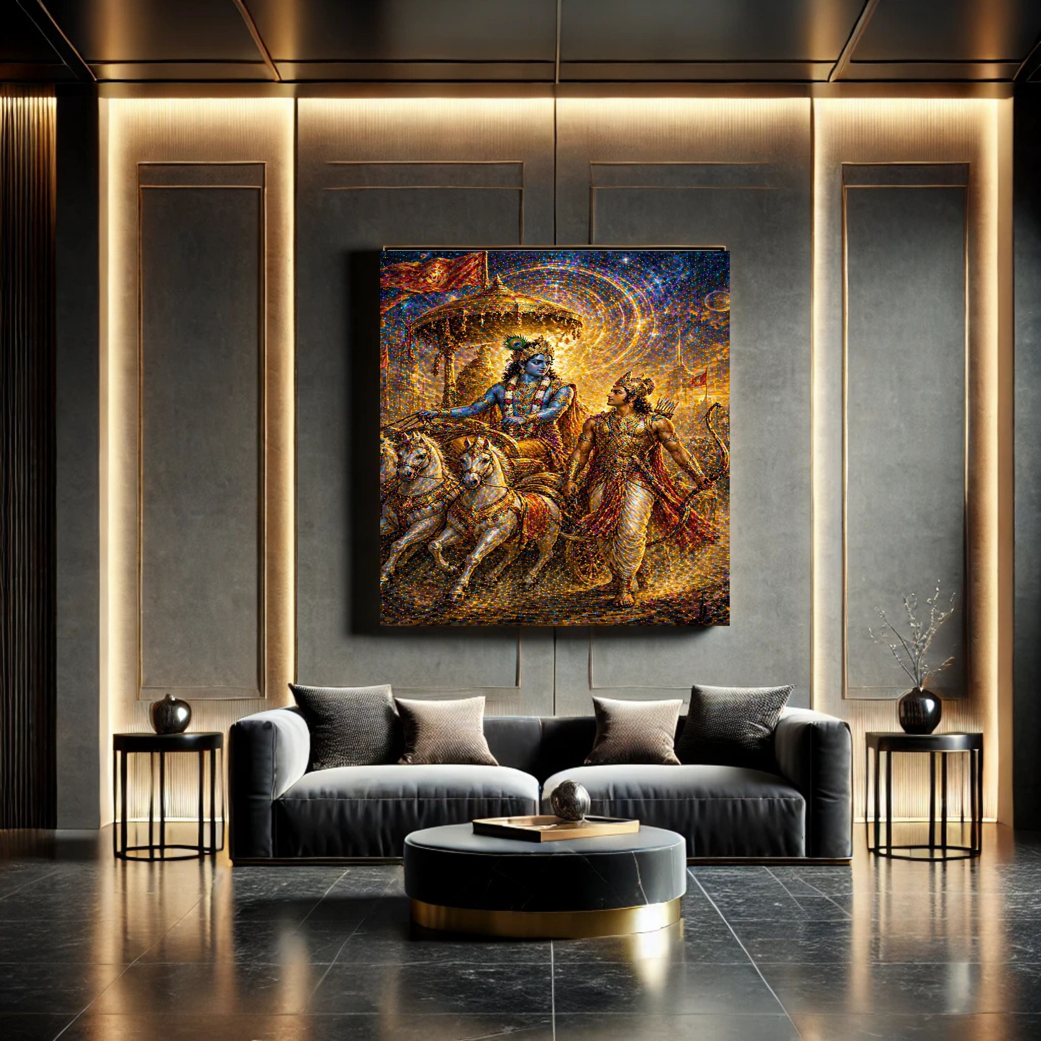 Commercial Use Lord Krishna Wall Art Bundle | Hindu Printable Decor | Commercial Use License Included | Spiritual Home Decor | Pooja Room Prints | Digital Download|sp73c