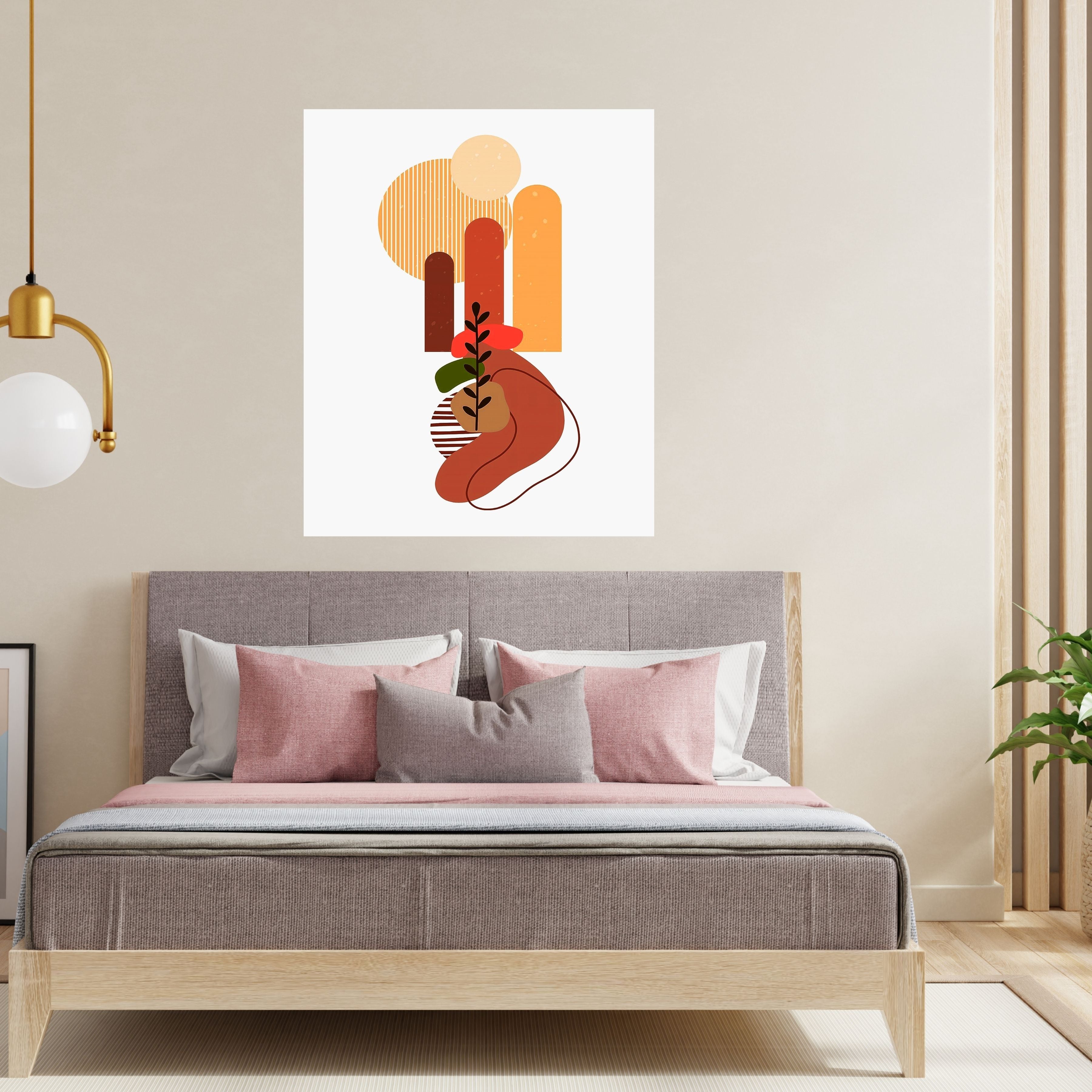 Commercial use Modern Wall Art Printable, Minimalist Wall Decor, Abstract modern Art Print, Neutral Aesthetic Wall Hanging, Living Room Bedroom Decor, Gallery Wall Art, Instant Download|m53c