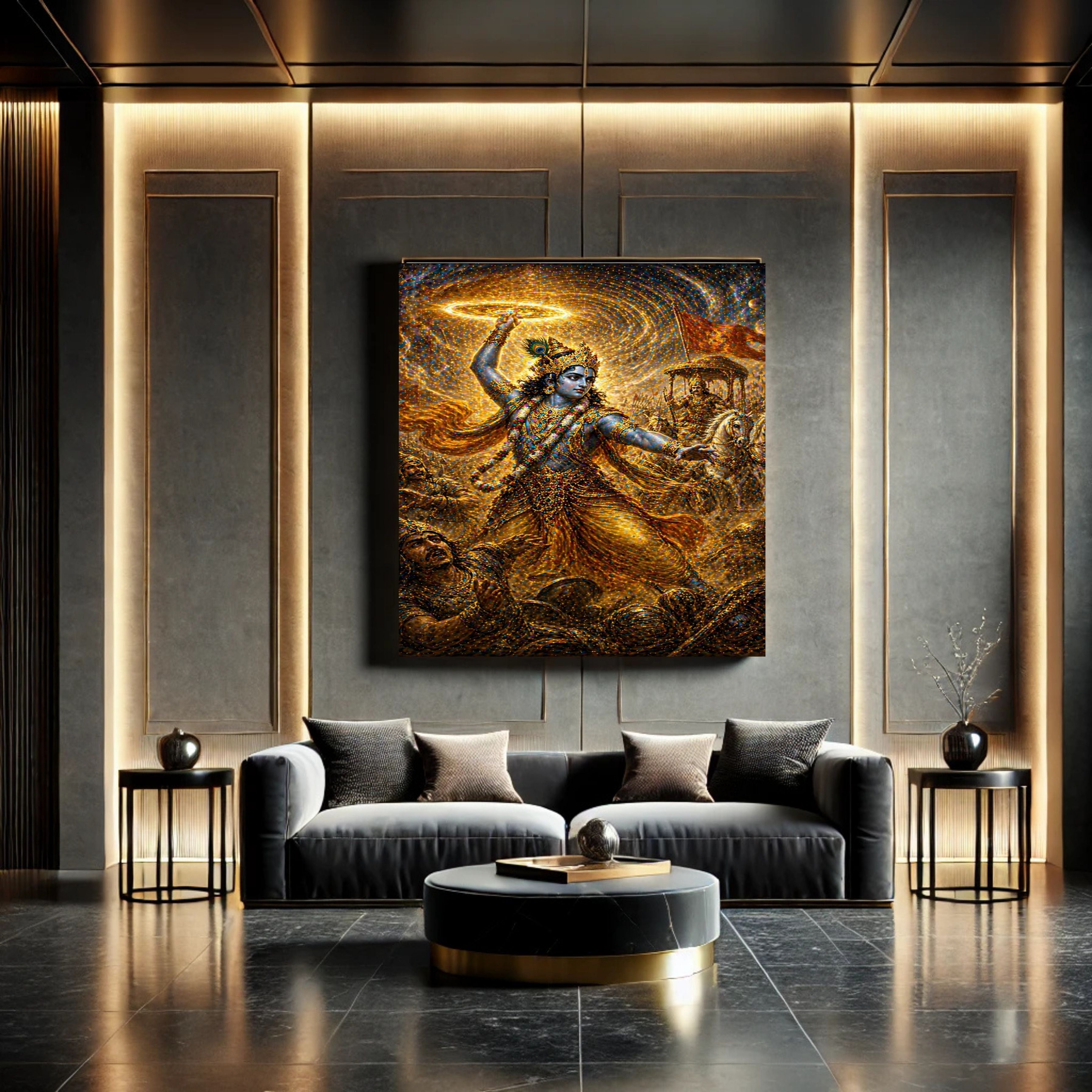 Commercial Use Lord Krishna Wall Art Bundle | Hindu Printable Decor | Commercial Use License Included | Spiritual Home Decor | Pooja Room Prints | Digital Download|sp75c