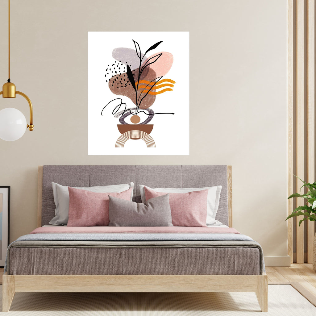 Commercial use Modern boho Wall Art Printable, Minimalist Wall Decor, Abstract modern Art Print, Neutral Aesthetic Wall Hanging, Living Room Bedroom Decor, Gallery Wall Art, Instant Download|m46c