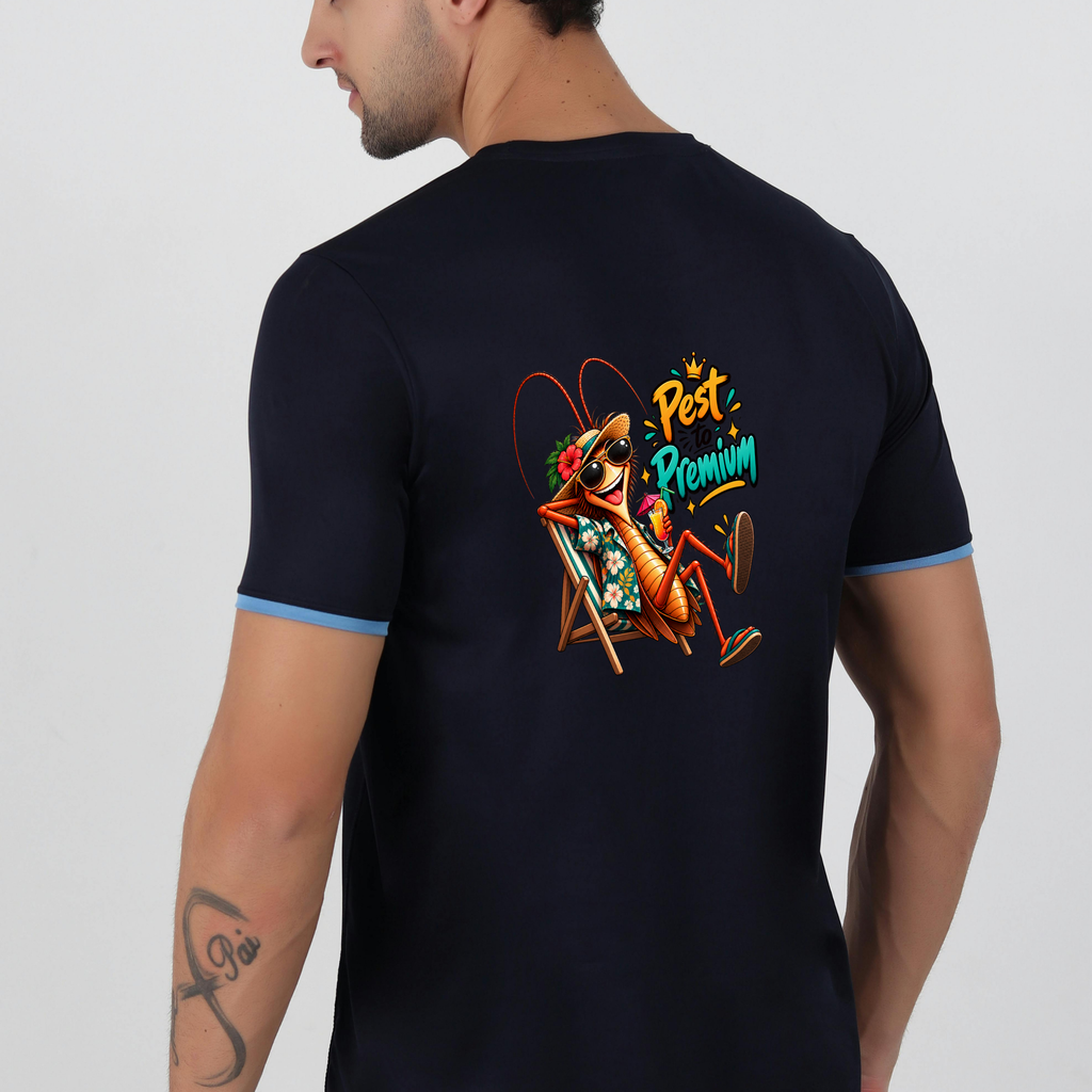 Pest to Premium Cockroach PNG | Floral Beach Chair Roach Shirt Art, 6 Sizes, Personal Use