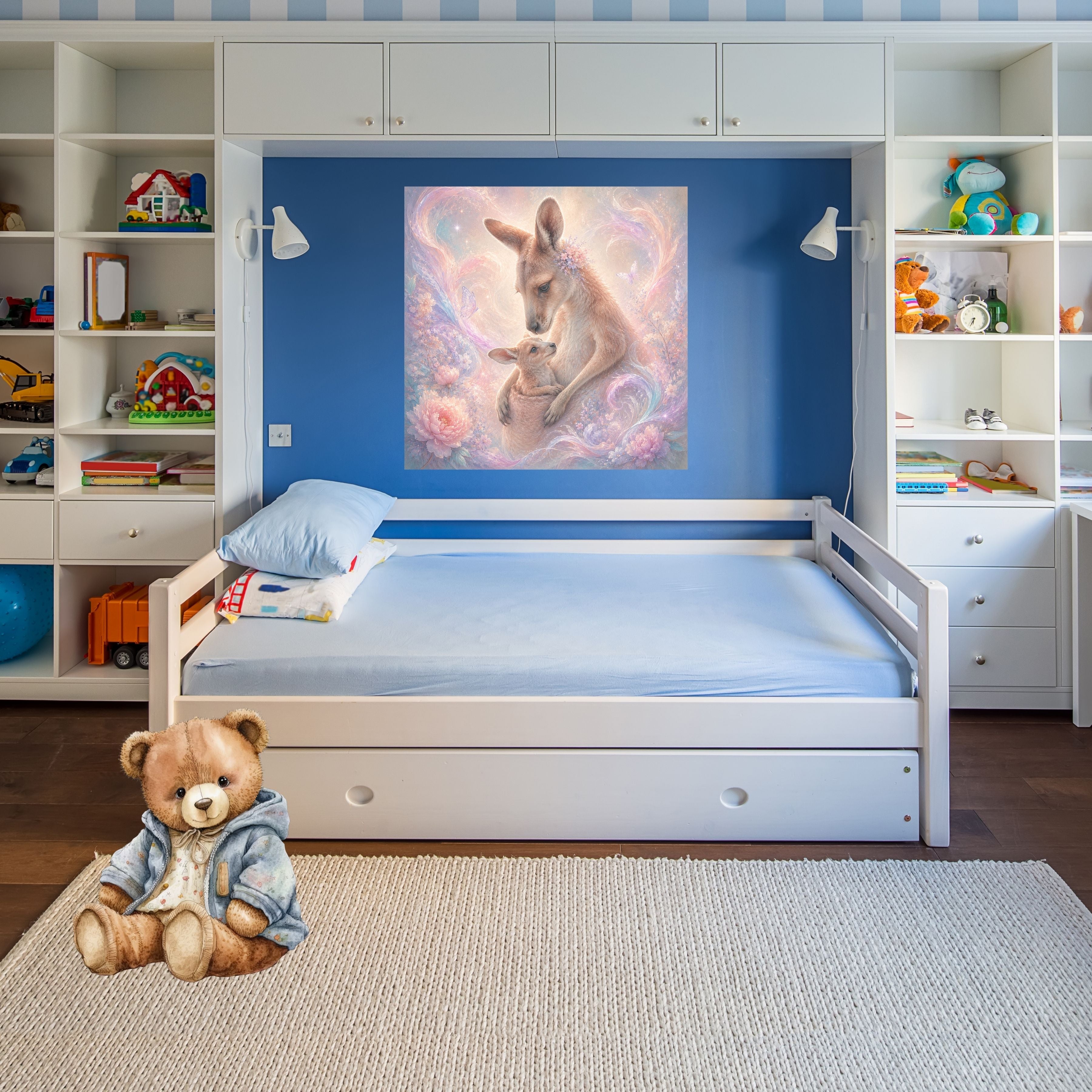 Kids Room Wall Art Printable, Nursery Wall Hanging Digital Download, Cute Kids Bedroom Decor, 300 DPI High Resolution Poster, Personal Use Only|kwd10