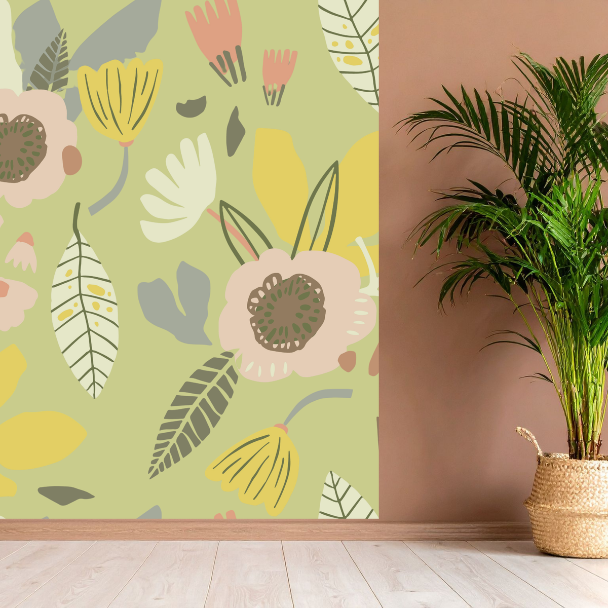 Bold Abstract Folk Floral Seamless Pattern Bundle 10 Colourways Commercial Use - Scandi Digital Paper POD Etsy Boho Home Products Blush Anemone Tulip Textile Design