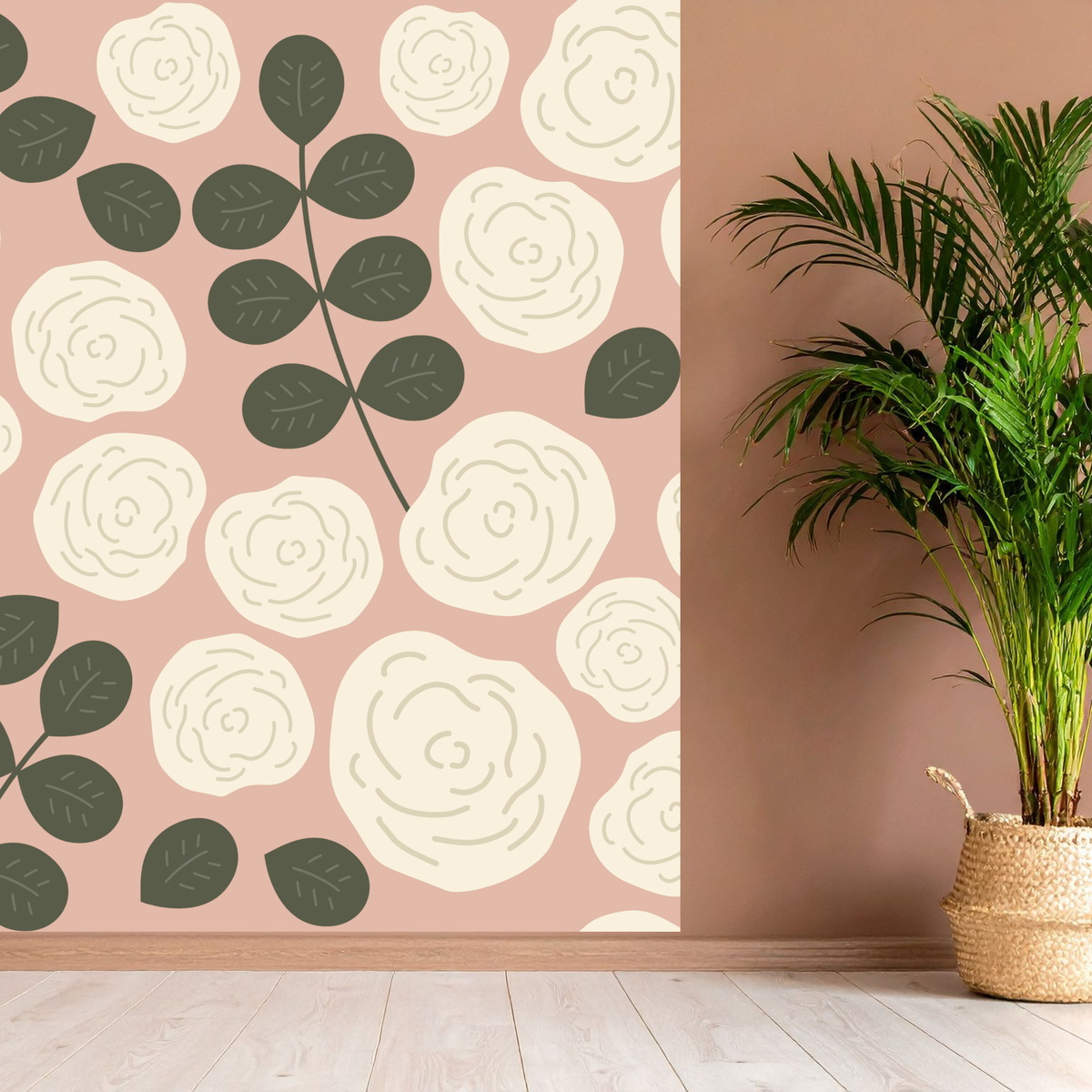 Sage Green White Camellia Rose Seamless Pattern Bundle 10 Colourways Commercial Use - Botanical Digital Paper POD Etsy Modern Home Luxury Bridal Scandi Botanical Fabric