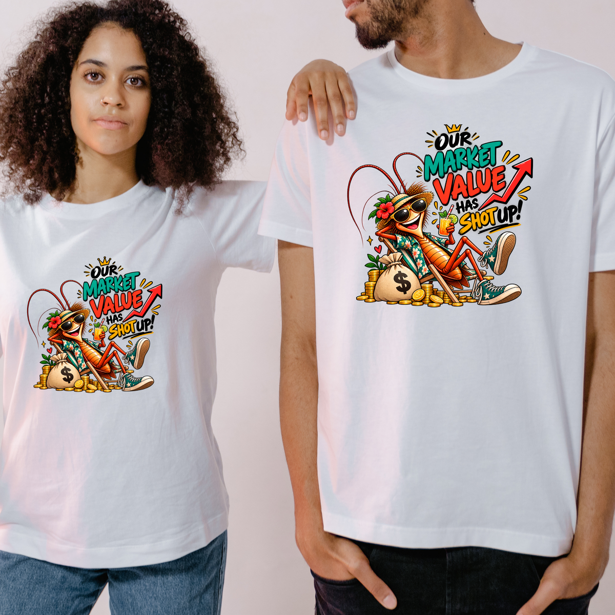 Our Market Value Has Shot Up Cockroach PNG | Investor Roach Shirt Art, 6 Sizes, Personal Use