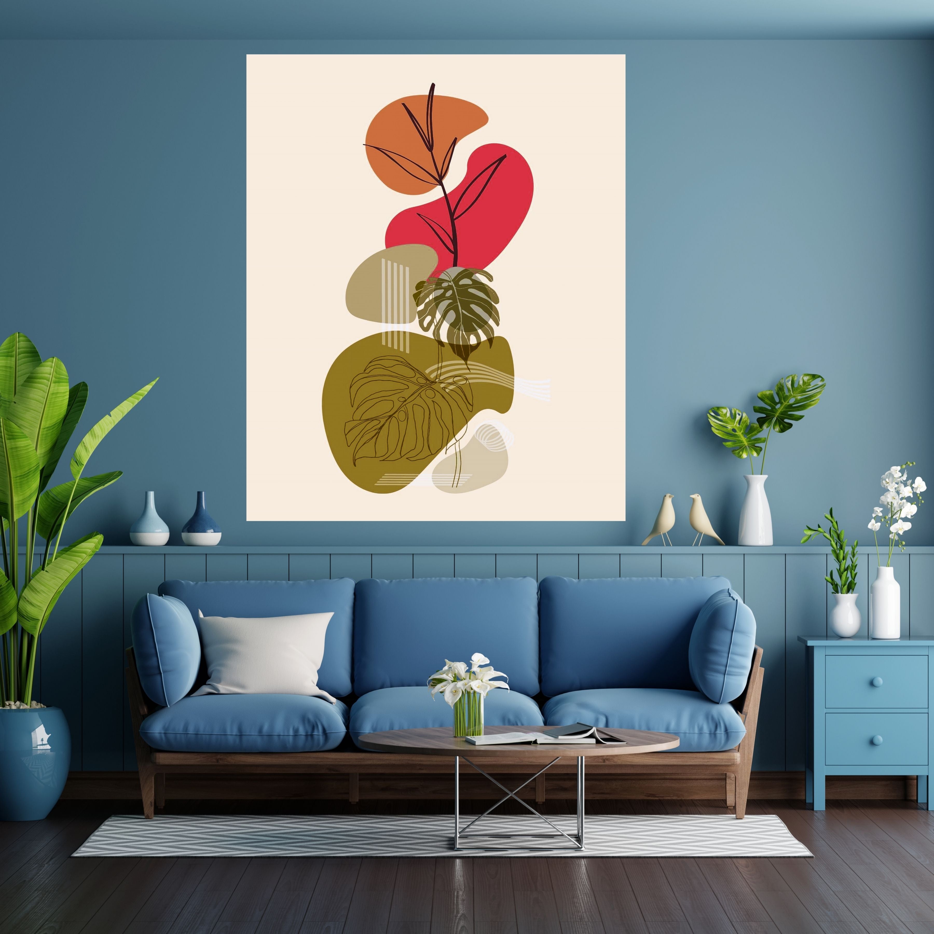 Commercial use Modern Wall Art Printable, Minimalist Wall Decor, Abstract modern Art Print, Neutral Aesthetic Wall Hanging, Living Room Bedroom Decor, Gallery Wall Art, Instant Download|m45c