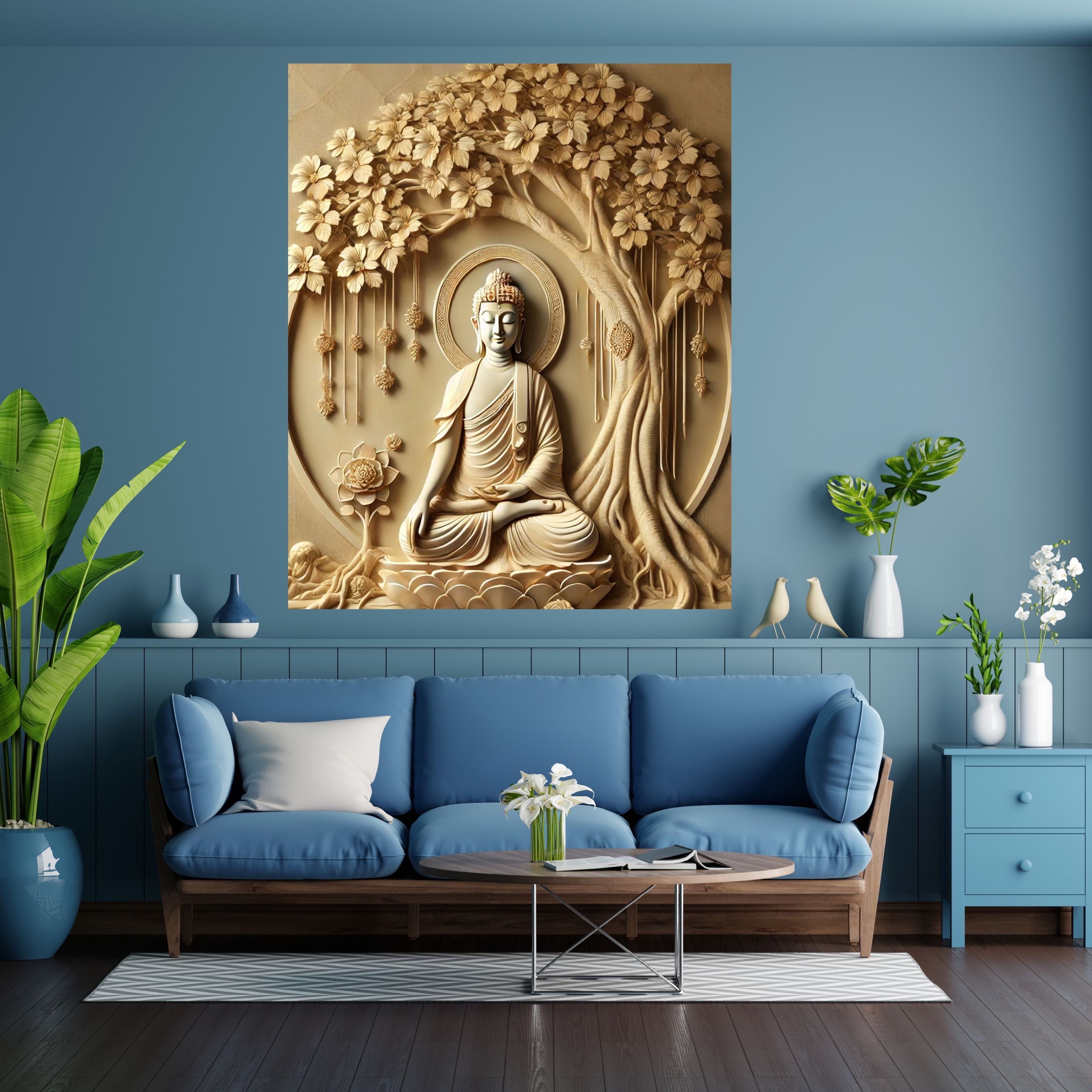 Lord Buddha Printable Wall Art, Zen Buddha Poster, Meditation Room Decor, Buddhist Wall Hanging, Spiritual Digital Download, Peaceful Home Decor|sp78