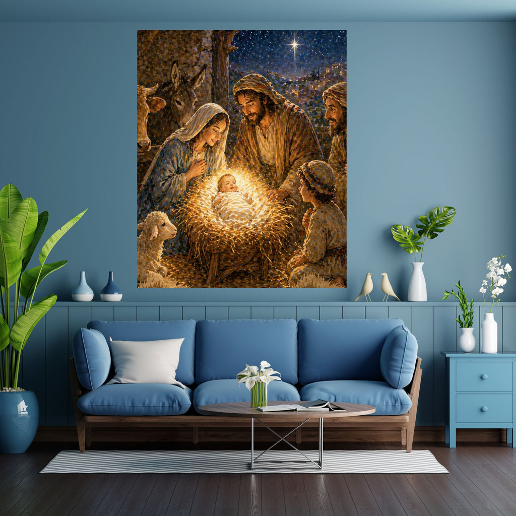 Jesus Wall Art Printable Set, Christian Nursery Decor, Bible Story Prints, Jesus with Children, Good Shepherd, Baptism, Faith Gift|sp13