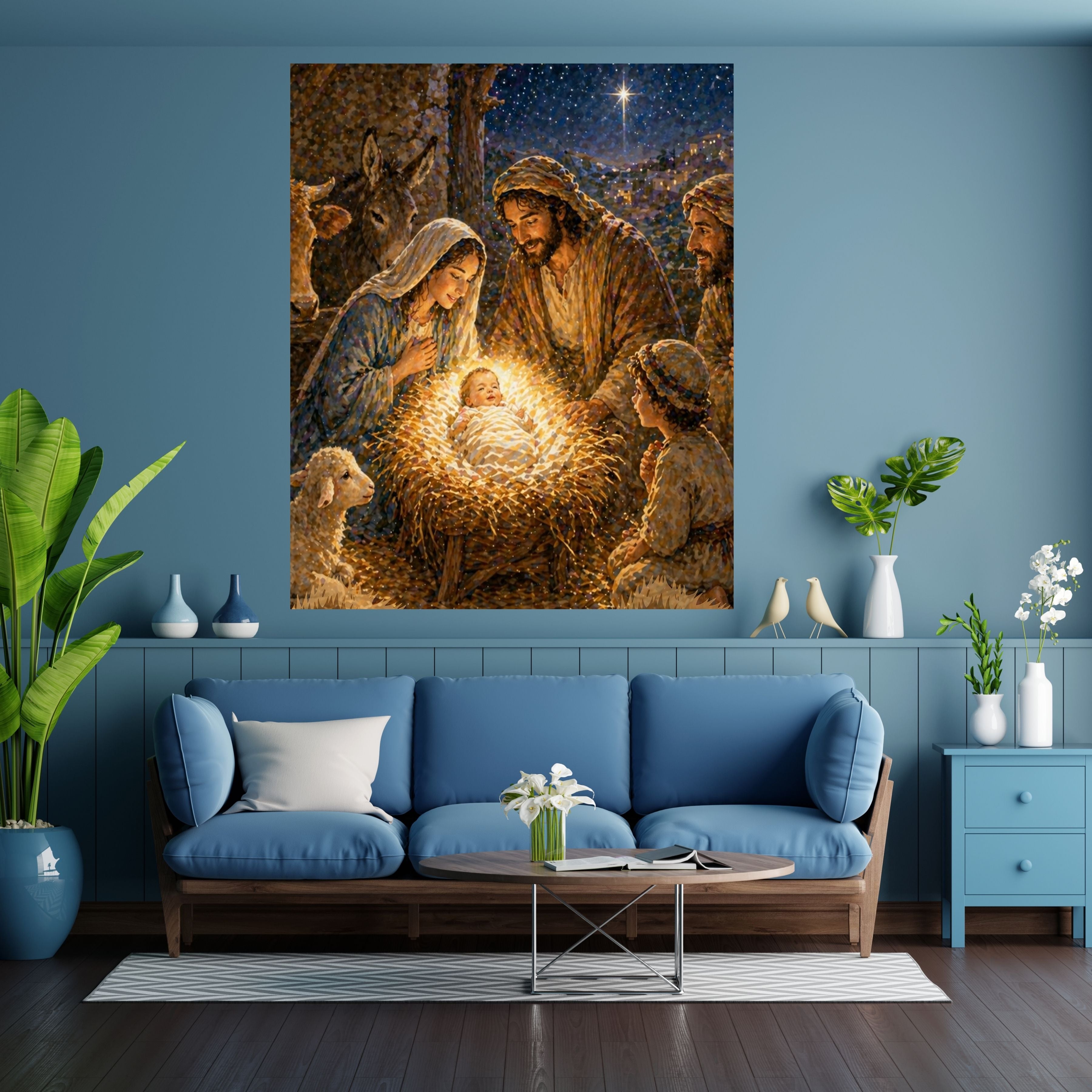 Jesus Wall Art Printable Set, Christian Nursery Decor, Bible Story Prints, Jesus with Children, Good Shepherd, Baptism, Faith Gift|sp13