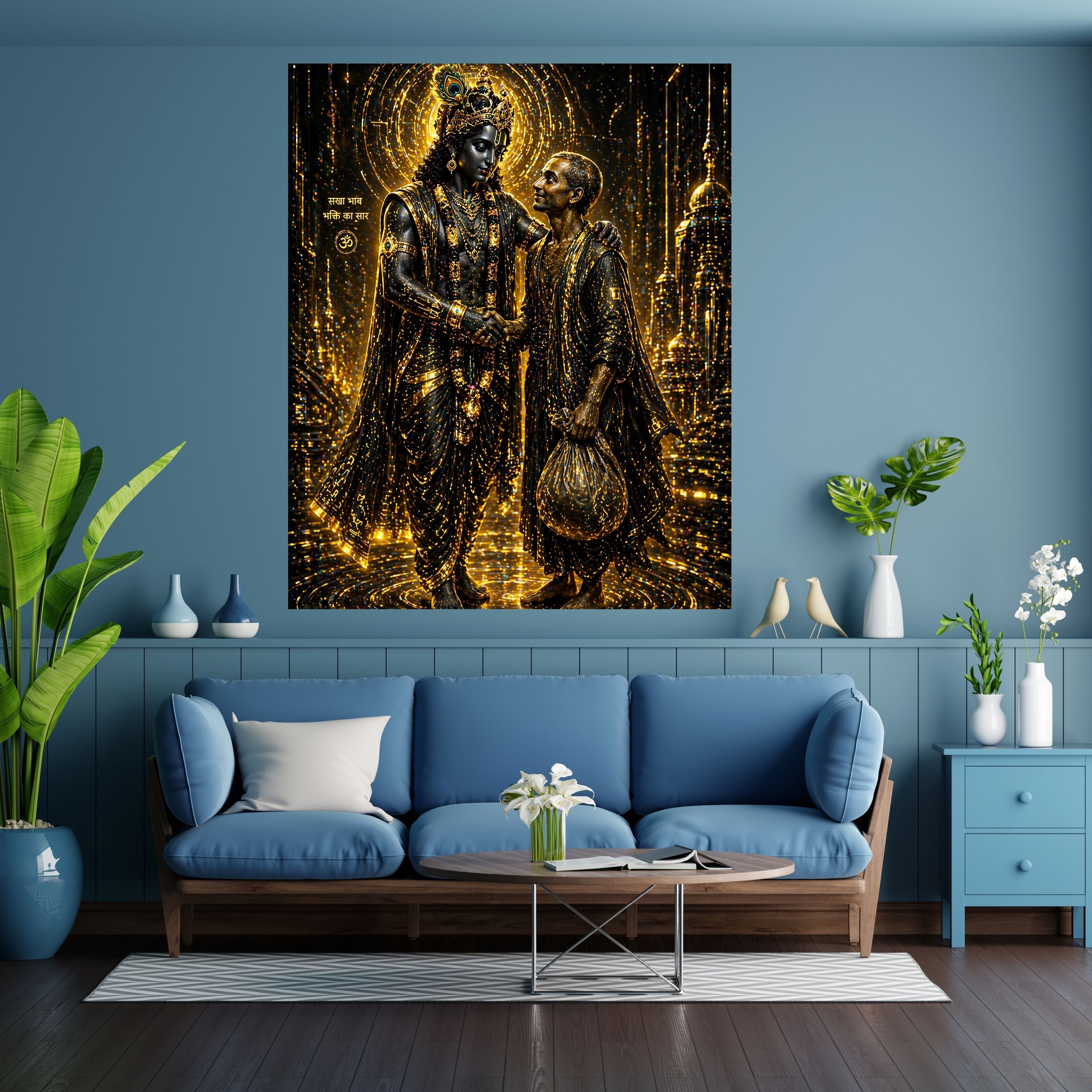 Commercial Use Lord Krishna Wall Art Bundle | Hindu Printable Decor | Commercial Use License Included | Spiritual Home Decor | Pooja Room Prints | Digital Download|sp57c